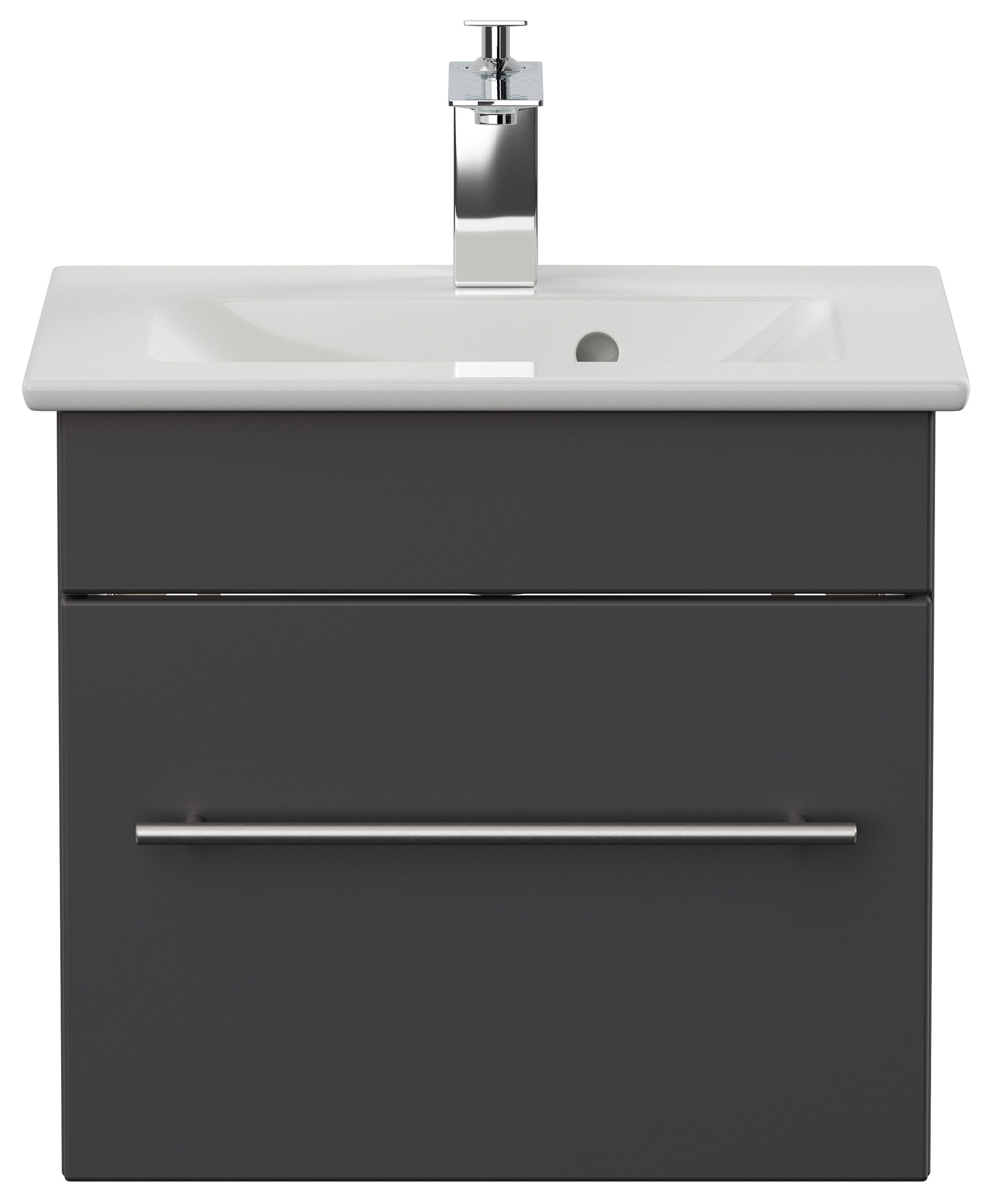 Badmöbel mit Villeroy & Boch Venticello Waschbecken 50 cm anthrazit