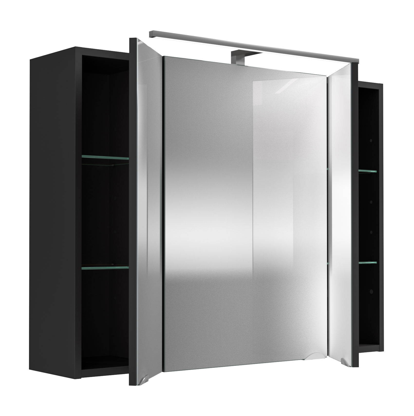 Spiegelschrank 90cm Grafit