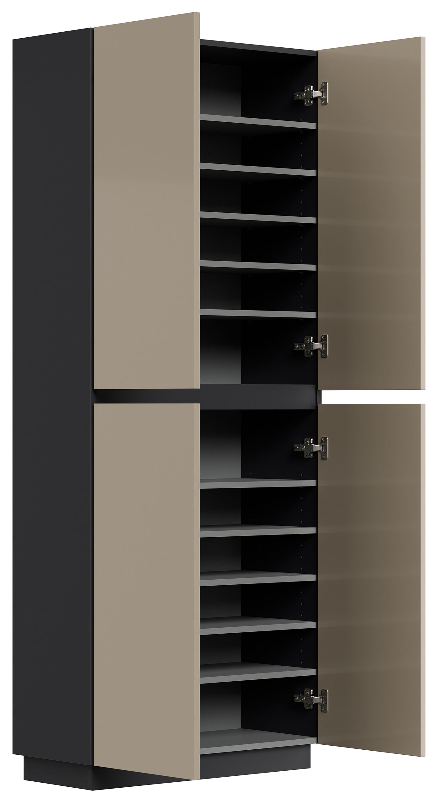 Schuhschrank Pes 4 Türen 36 Paar Kubanit 