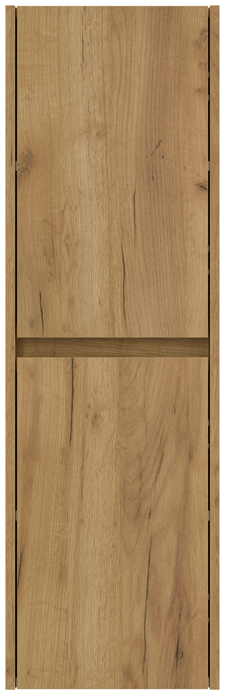 Badezimmer Hochschrank 112cm Softclose Taifun zur Wandmontage eiche gold