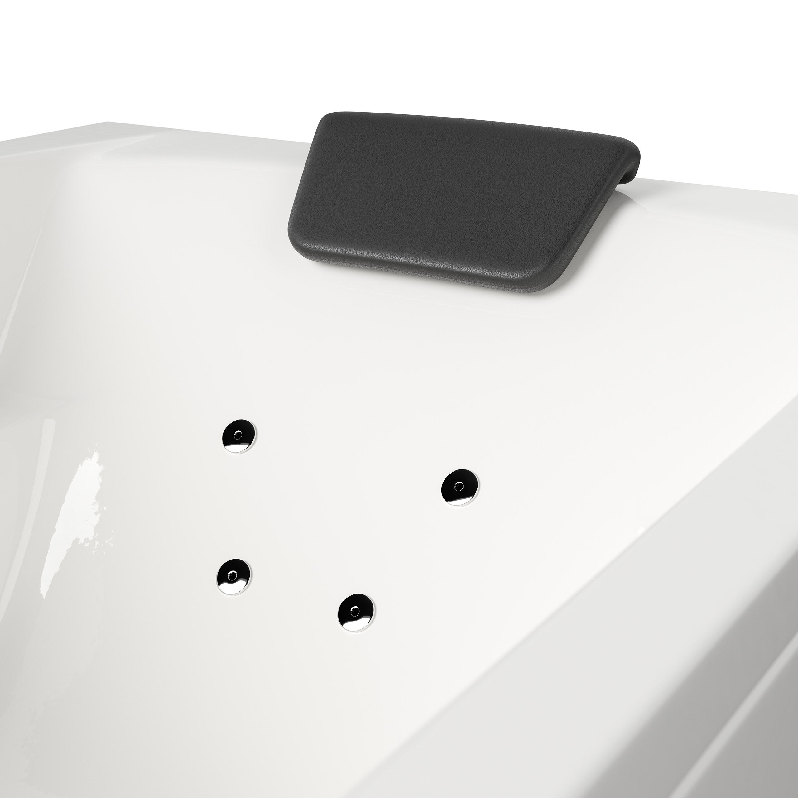 Rechteck Whirlpool Centauri 190x90 rechts Made in Germany 18 Düsen mit Armatur