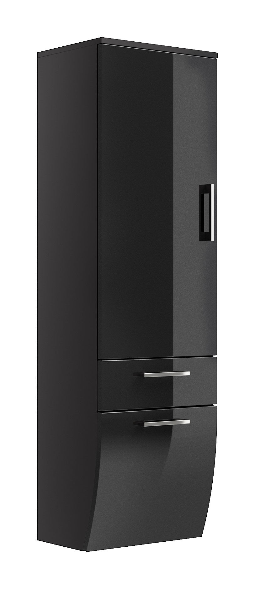 Hochschrank Rima 135 cm rund Anthrazit
