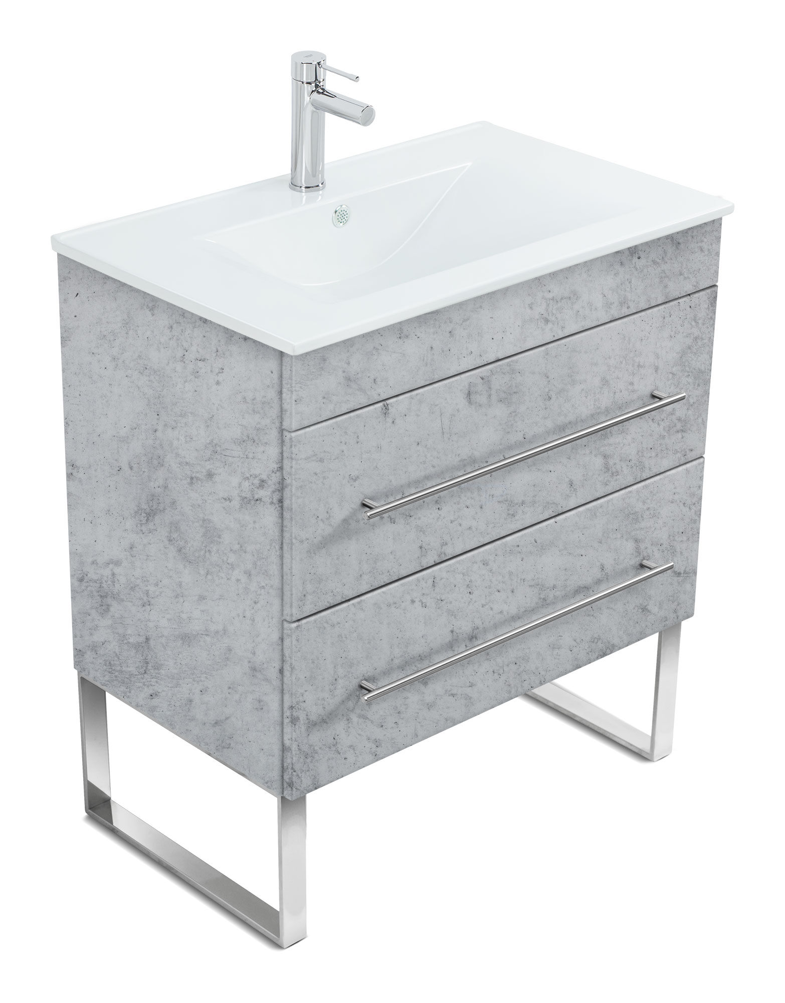 Stand Badmöbel Casa Infinity 750 SoftClose beton