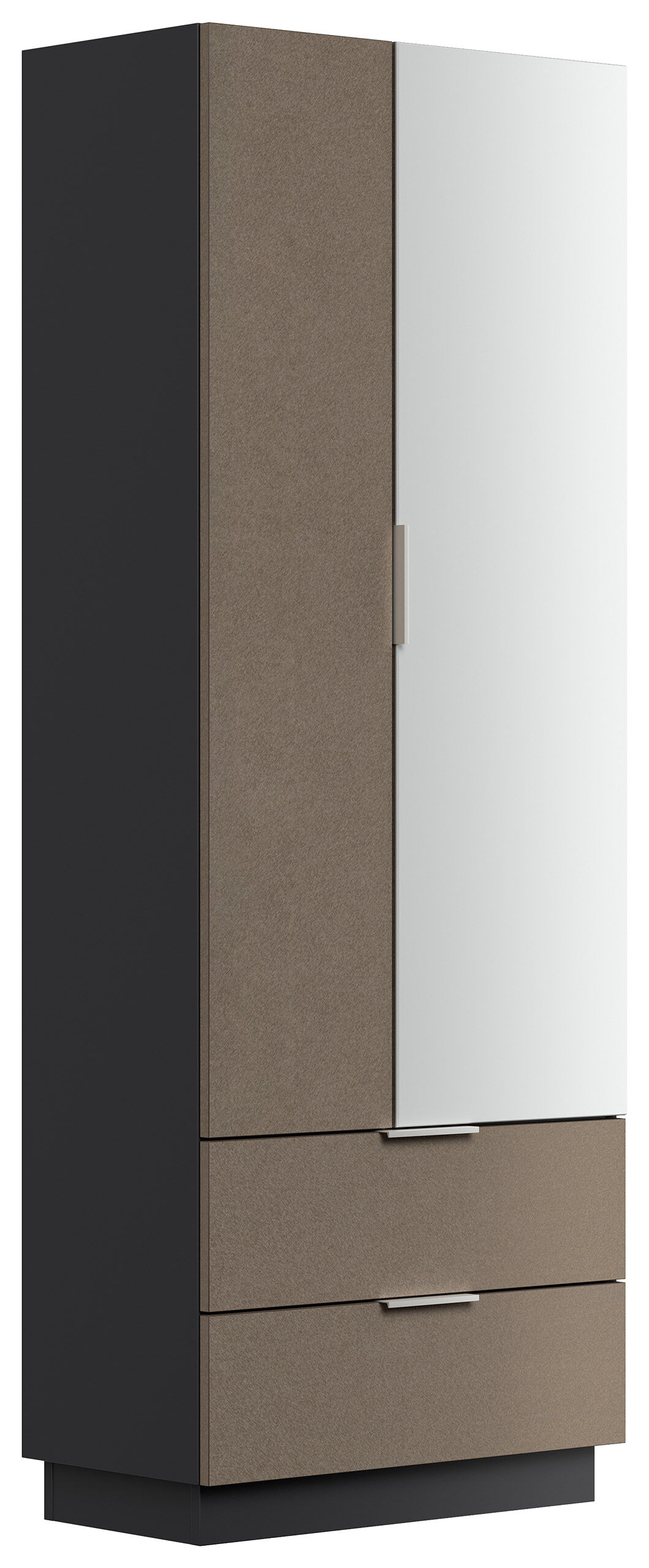 Garderobe Blu-XL 4 tlg Paneel Konsole Softclose Spiegel 30 Paar Sand