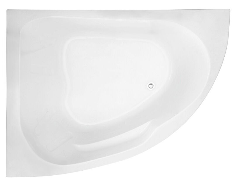 Langeckige Badewanne Royal 160x125 links 