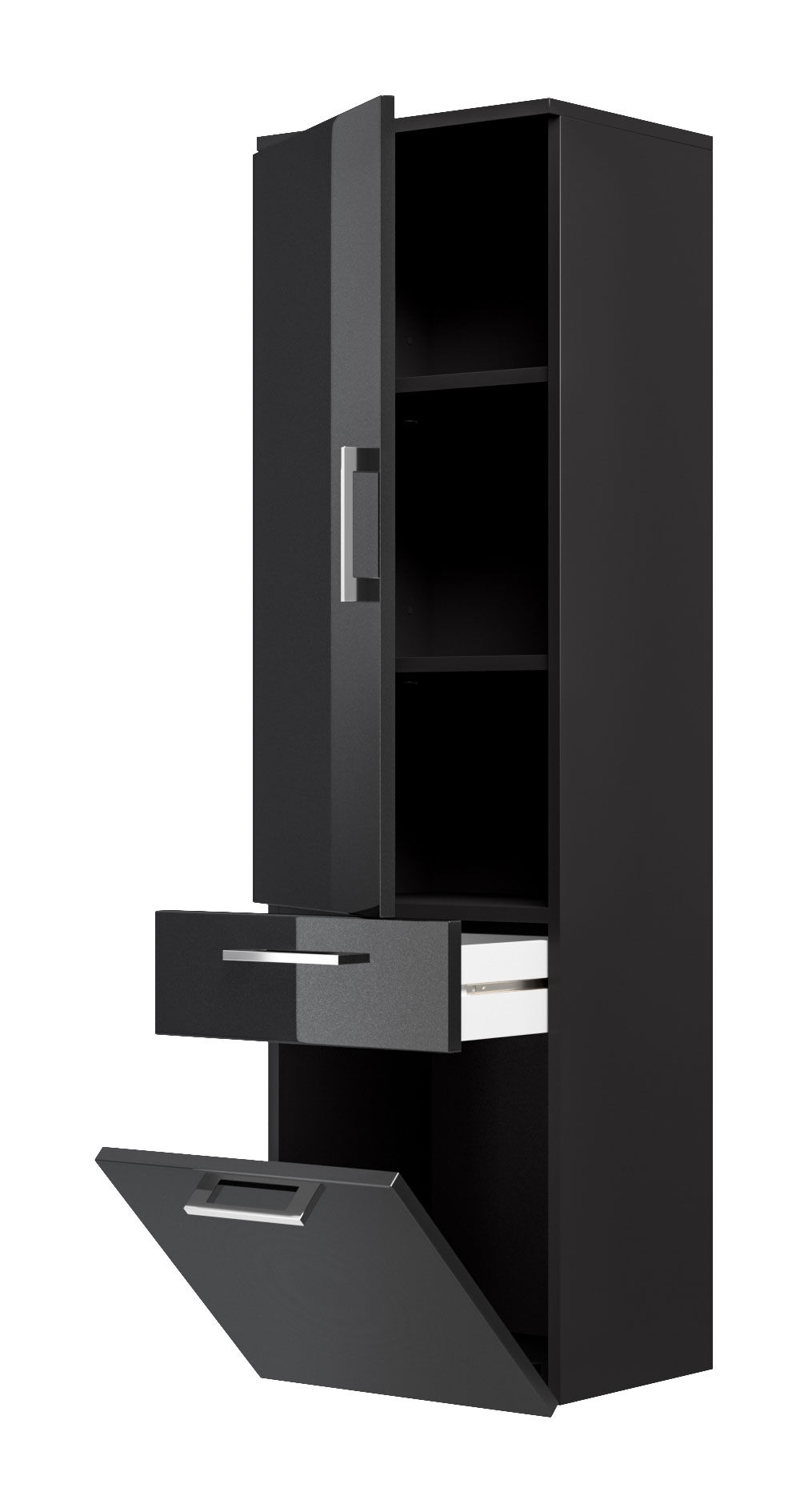 Hochschrank Rima 135 cm Anthrazit