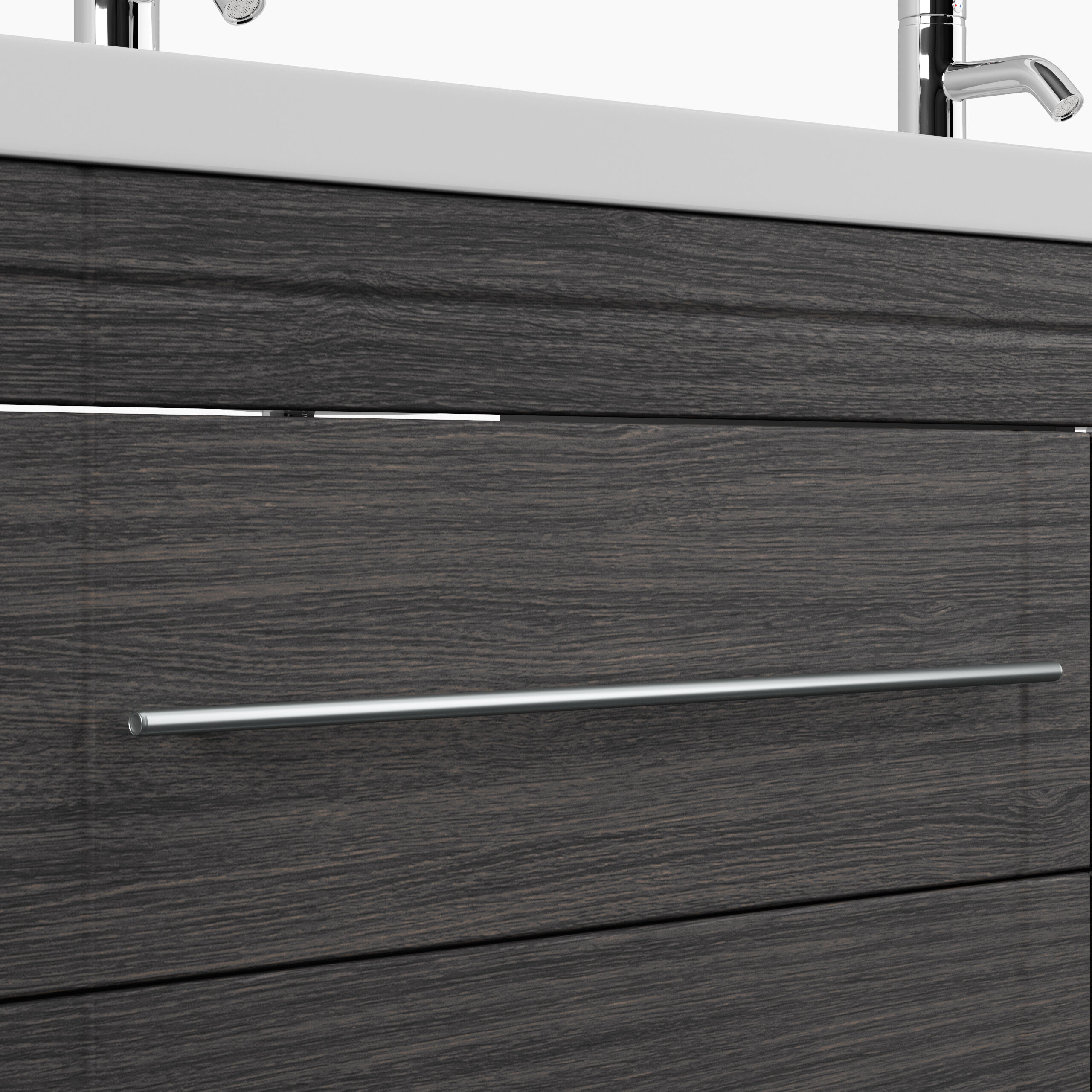 Stand Badmöbel Gallo Modern SoftClose anthrazit