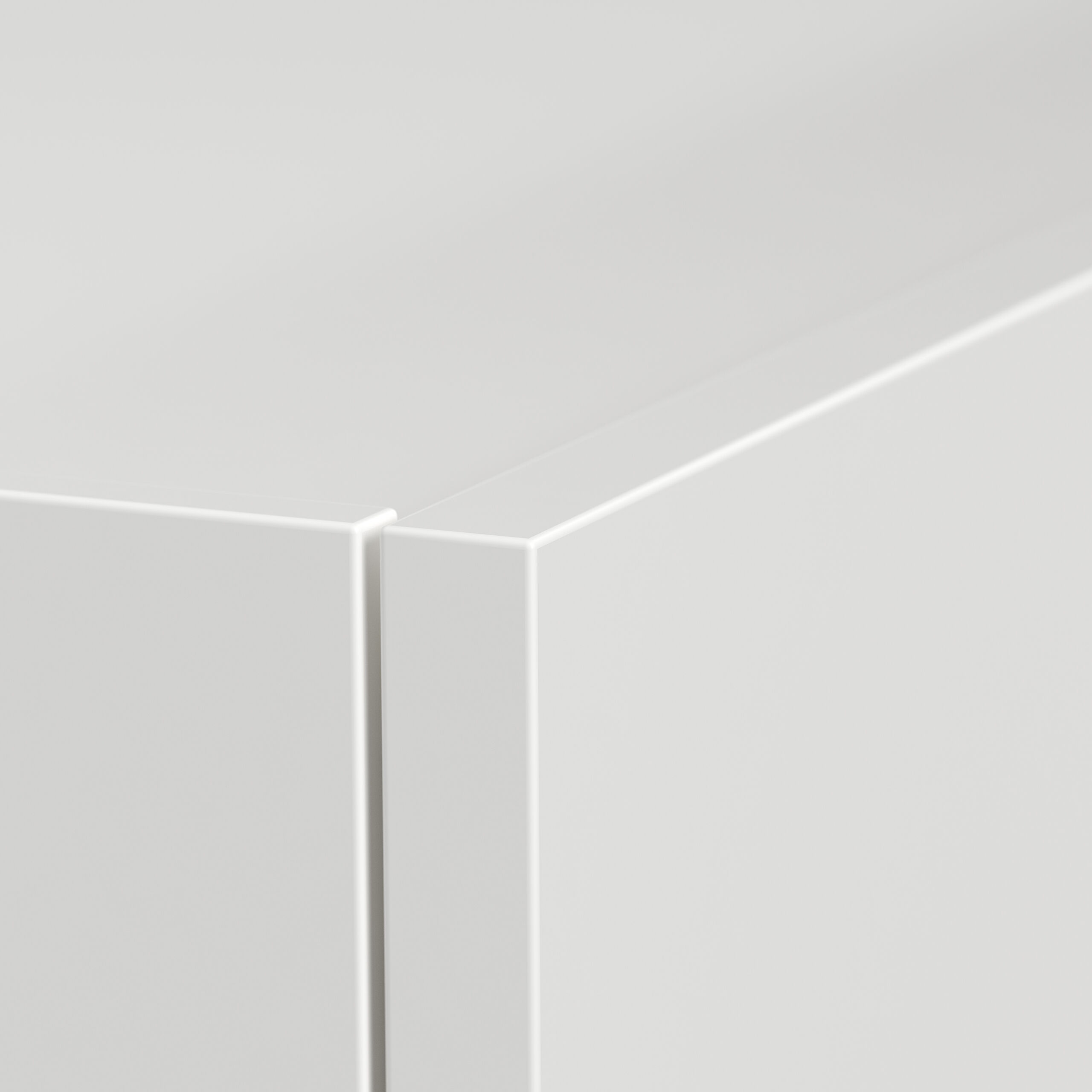 Raumwunder Sideboard Kommode Galaxy M 2 Türen Softclose flexible Böden weiß hgl