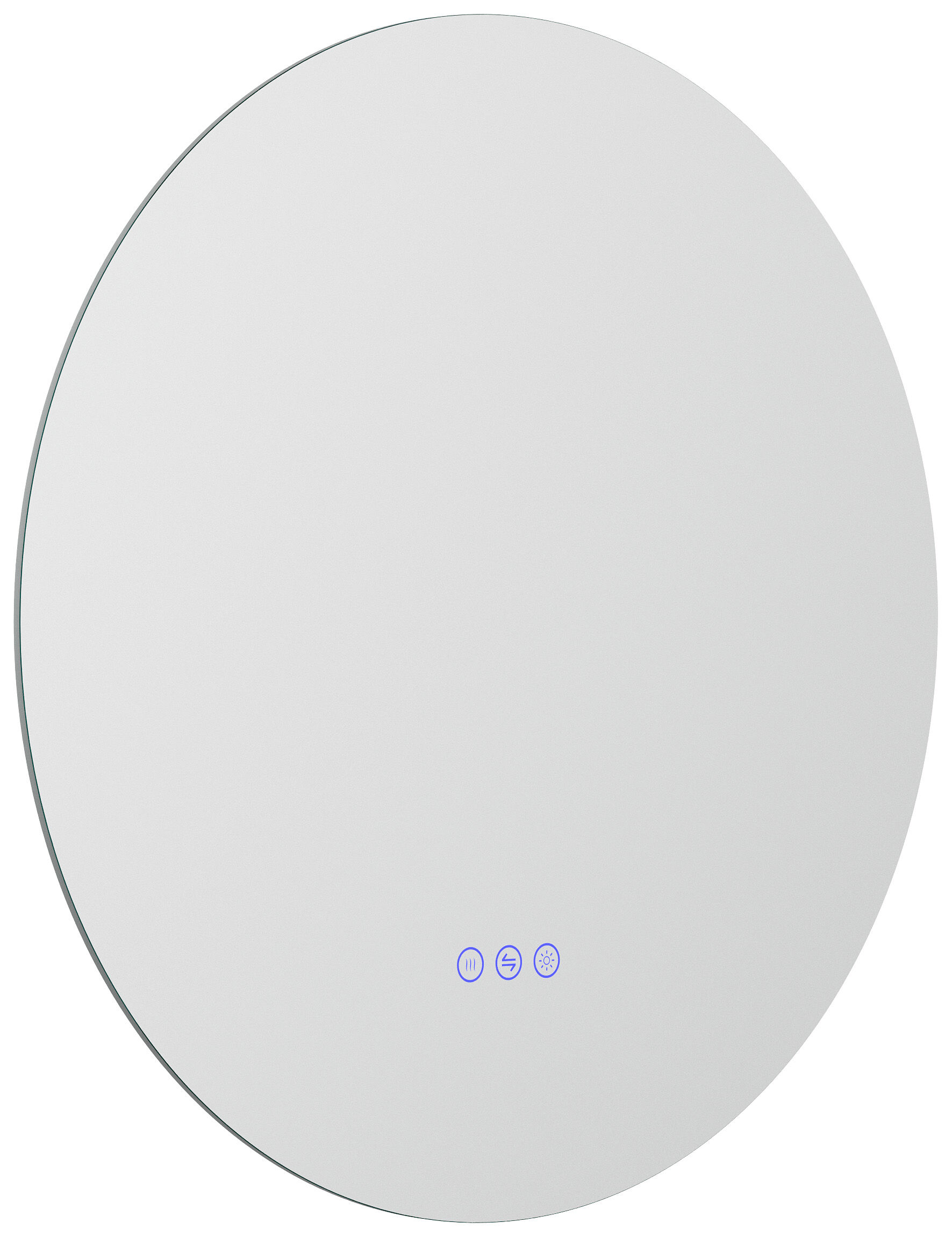 Runder LED Spiegel 60cm mit Touch Bedienung