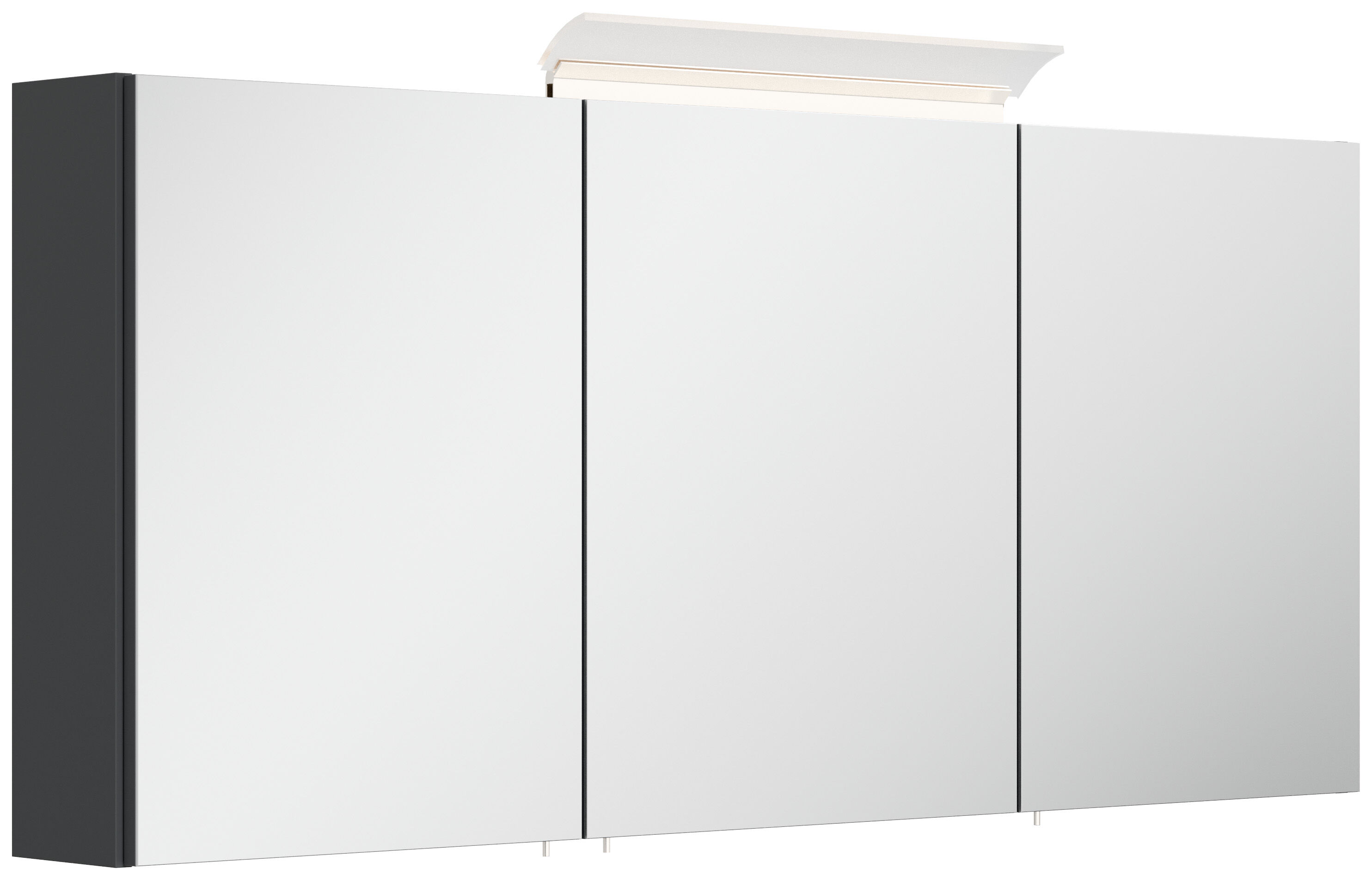 Badmöbelset Roma XL 4-teilig Spiegelschrank 2x Hochschrank weiss hochglanz