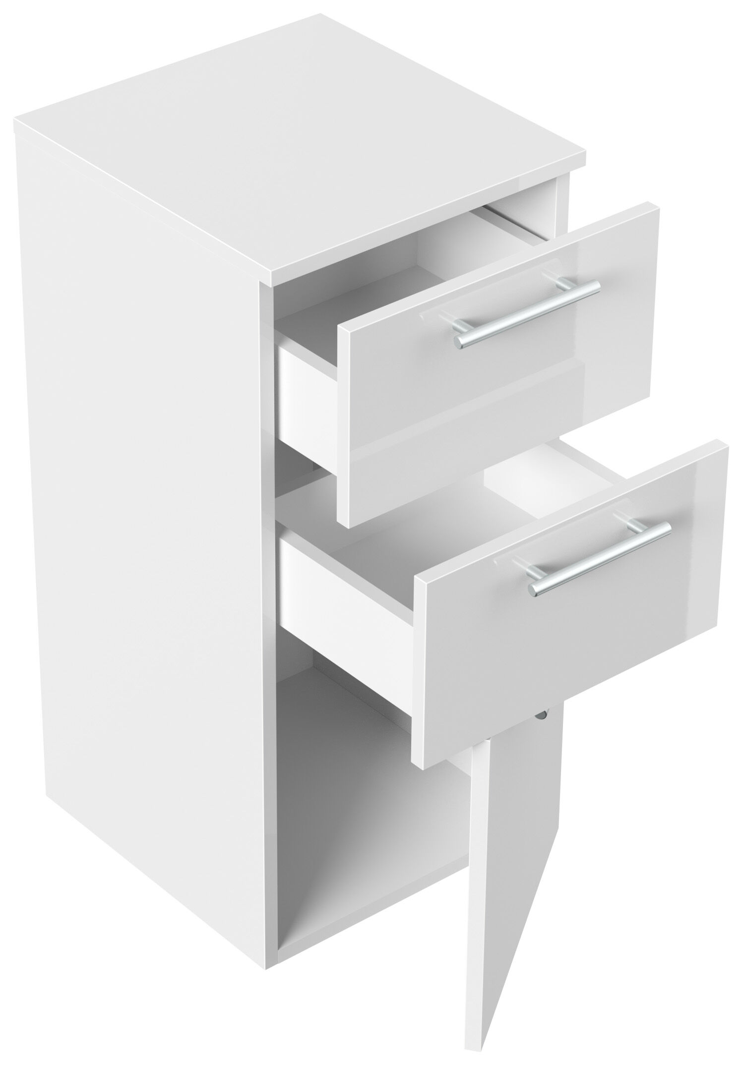 Midischrank 75cm eiche gold