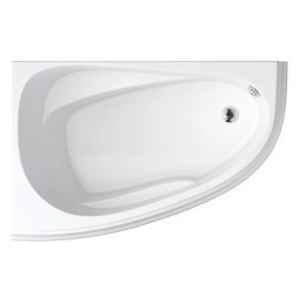 Langeckige Badewanne Stardust 150x95 rechts