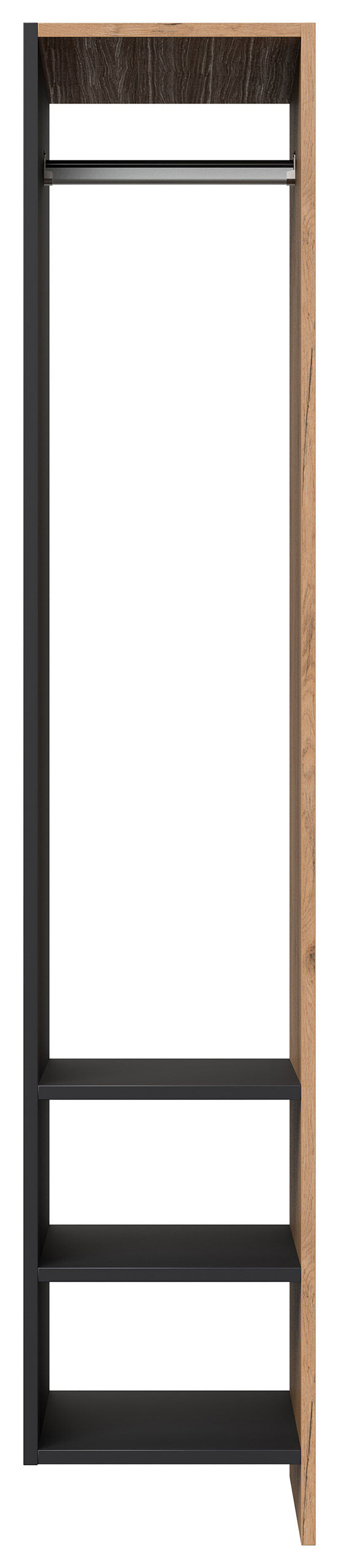 Garderobenpaneel Urban 3 Haken Garderobenstange 6 Paar Schuhe Oak
