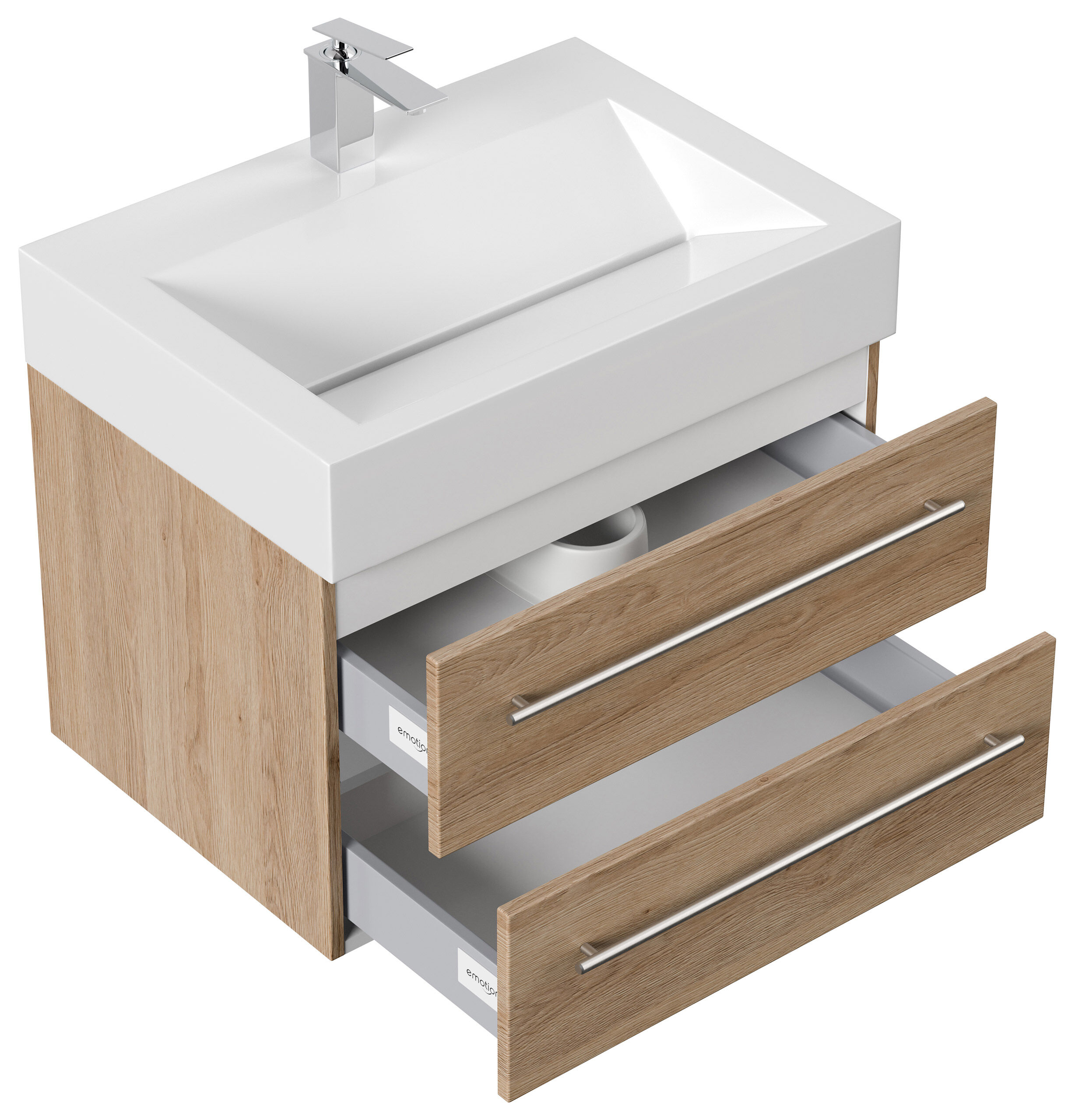 Badmöbel Design 700 eiche hell