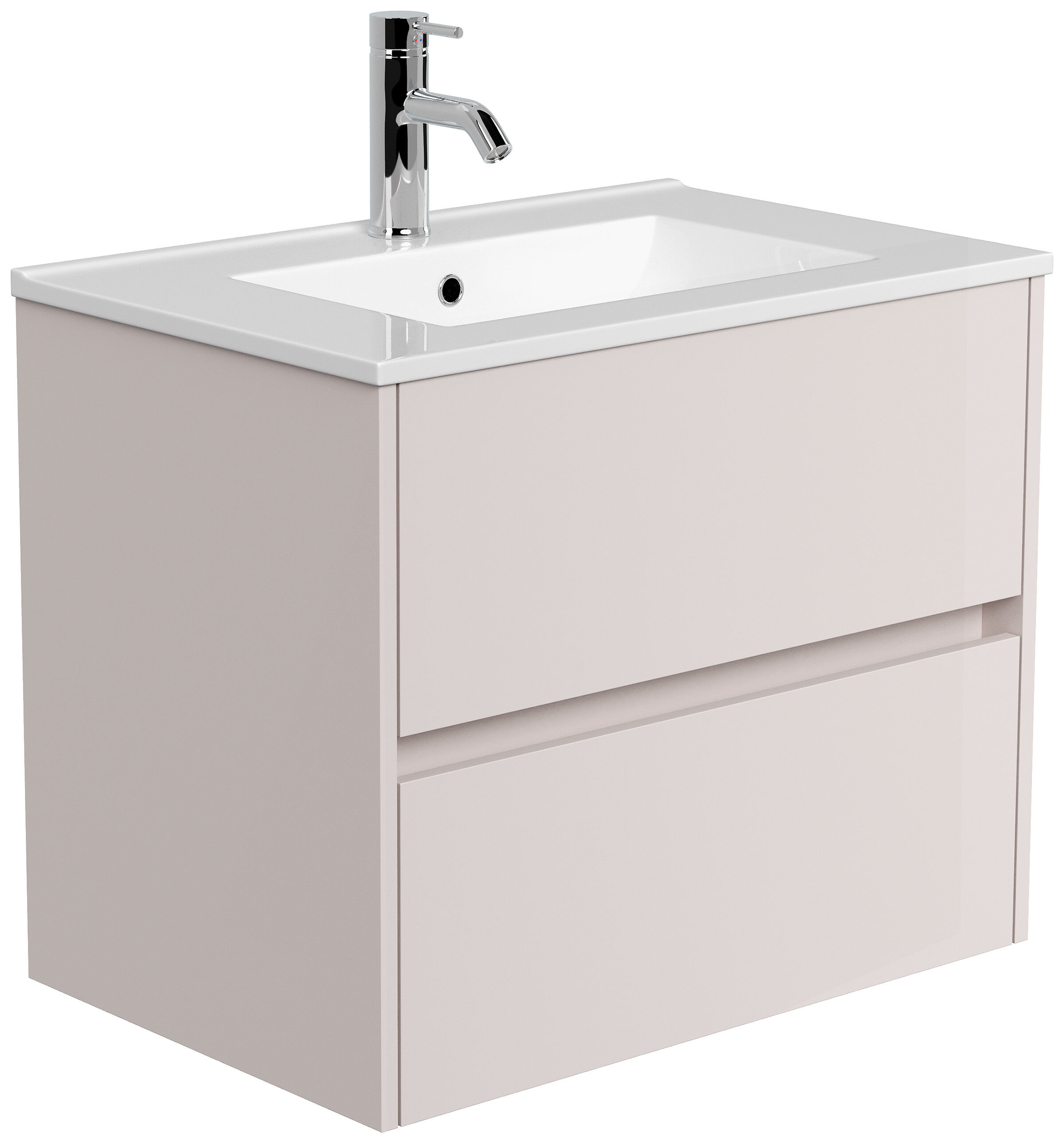Badmöbel Taifun & Waschtisch 70 cm 2 Greifraum SoftClose Auszüge Kaschmir