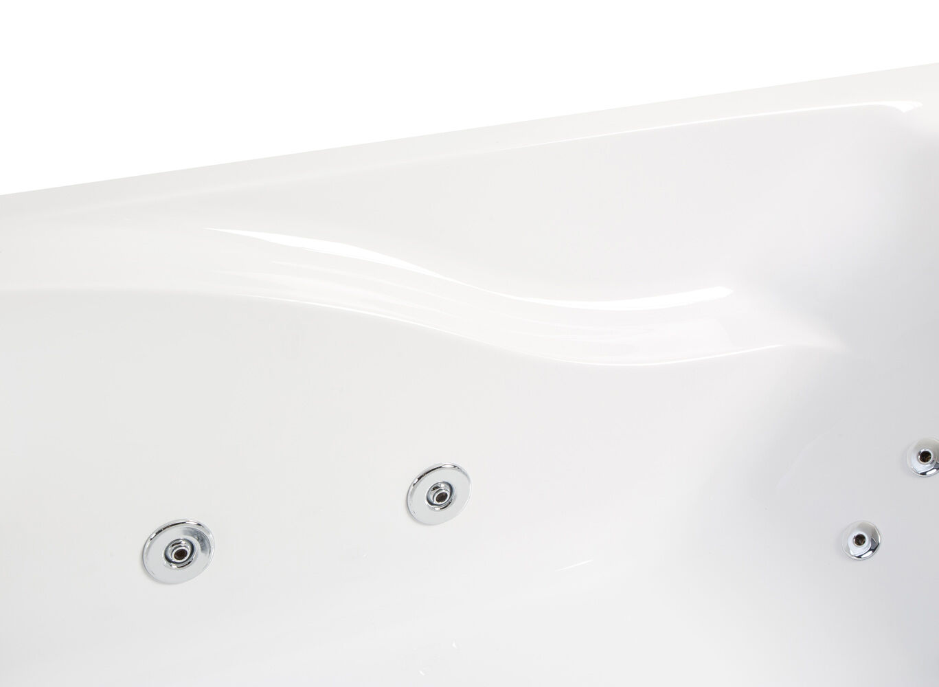 Rechteck Whirlpool Centauri 180x85 rechts Made in Germany 18 Düsen ohne Armatur