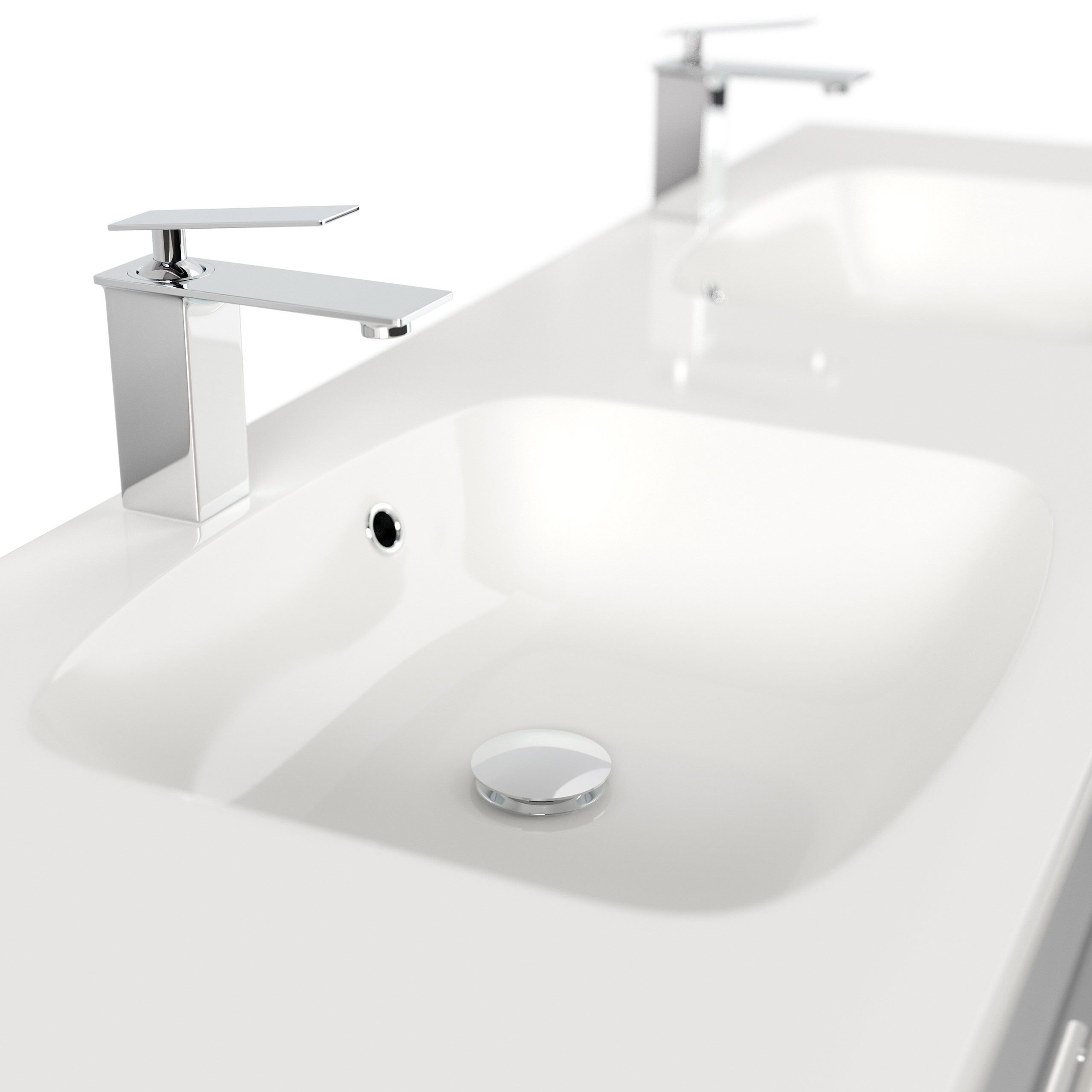 Badmöbel Colossos 160 SoftClose schwarz