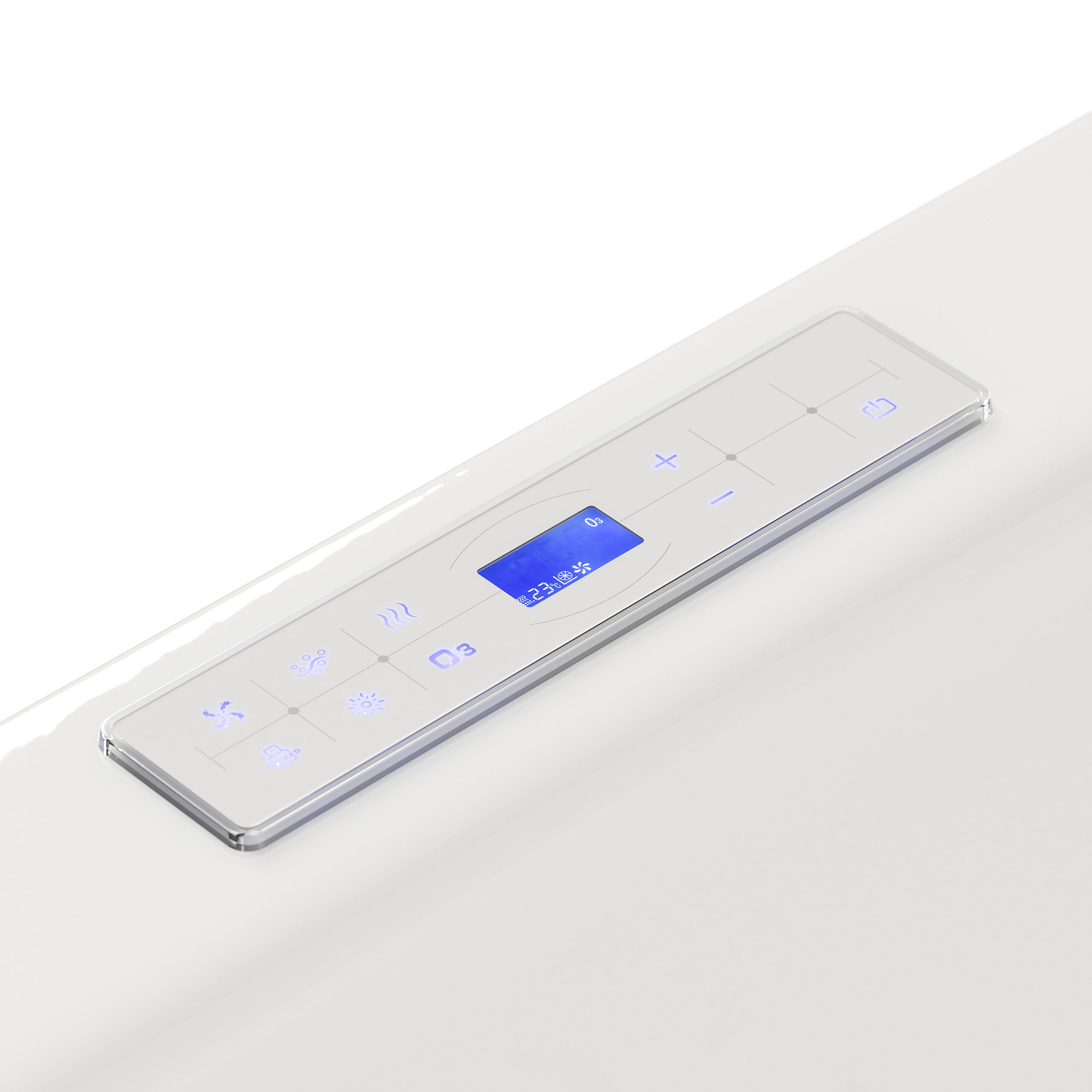 Deluxe Whirlpool Omega Ultra 190x90 Made in Germany 80 Düsen & LED mit Armatur