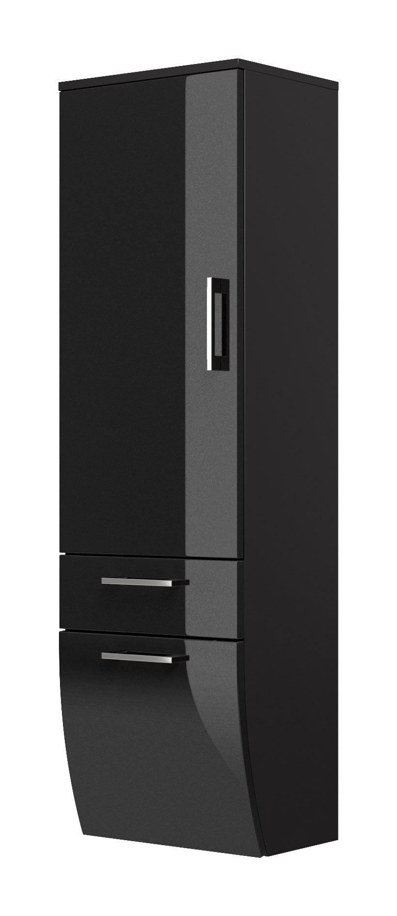 Hochschrank Rima 135 cm rund Anthrazit