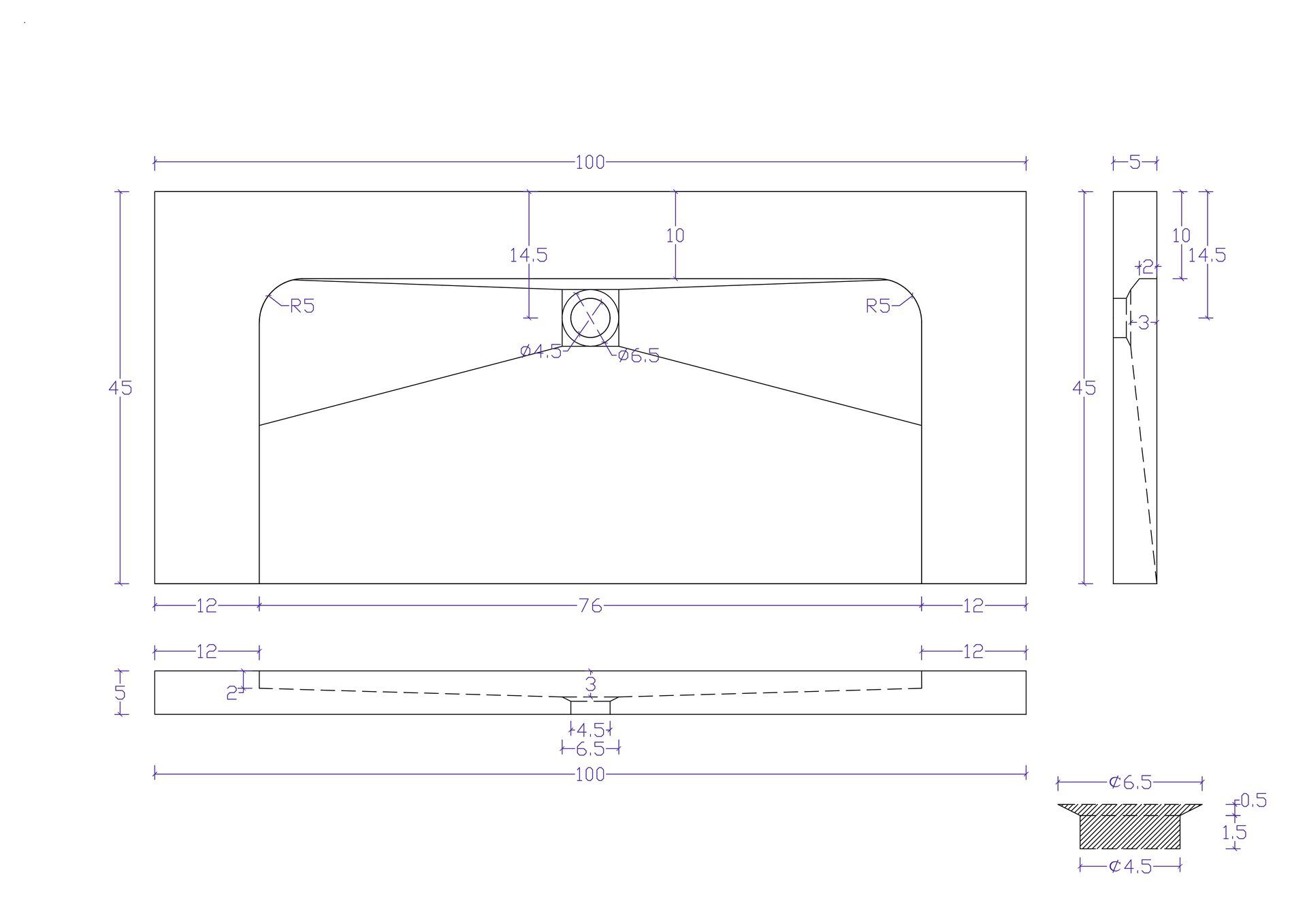 Badmöbel Granit India Black Damo 100 cm ohne Hahnloch SoftClose weiß hochglanz