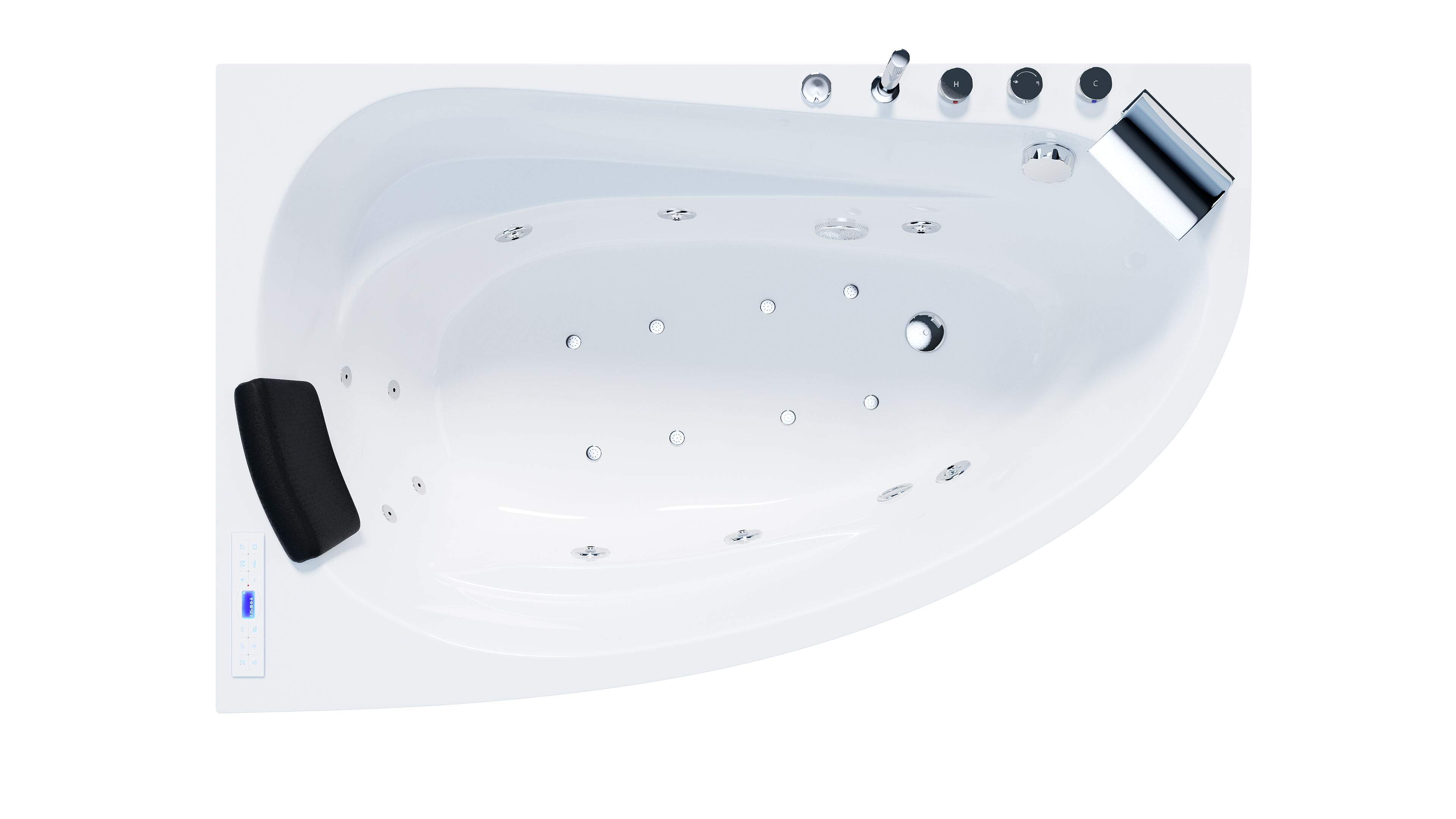 Stardust links Premium Whirlpool Set (L/B/H) 150/95/58,5 cm