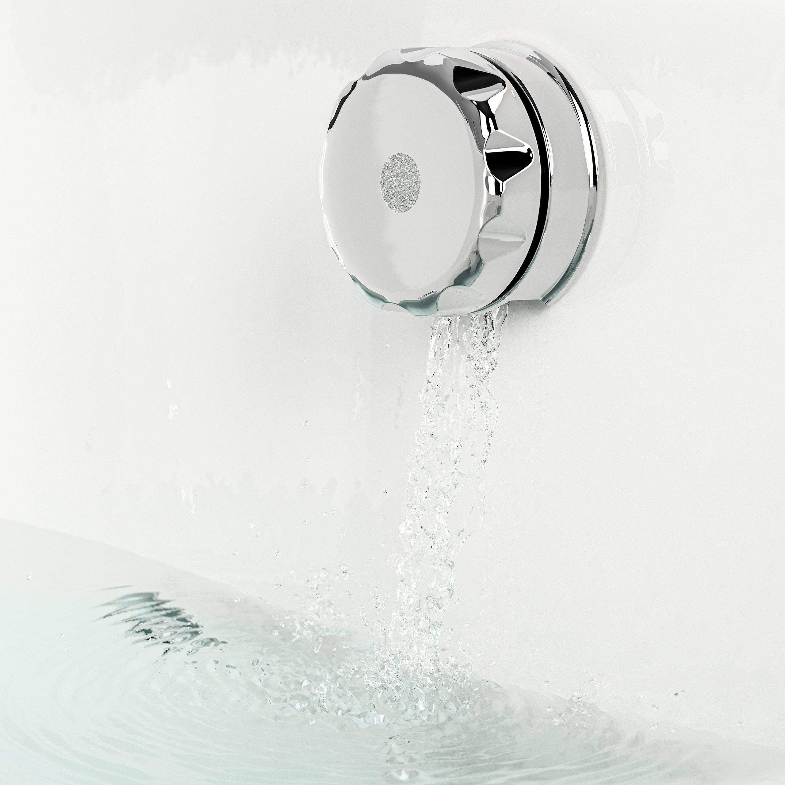 Deluxe Whirlpool Set ENJOY ULTRA mit 80 Düsen Befüllung Überlauf 150x150x59 cm