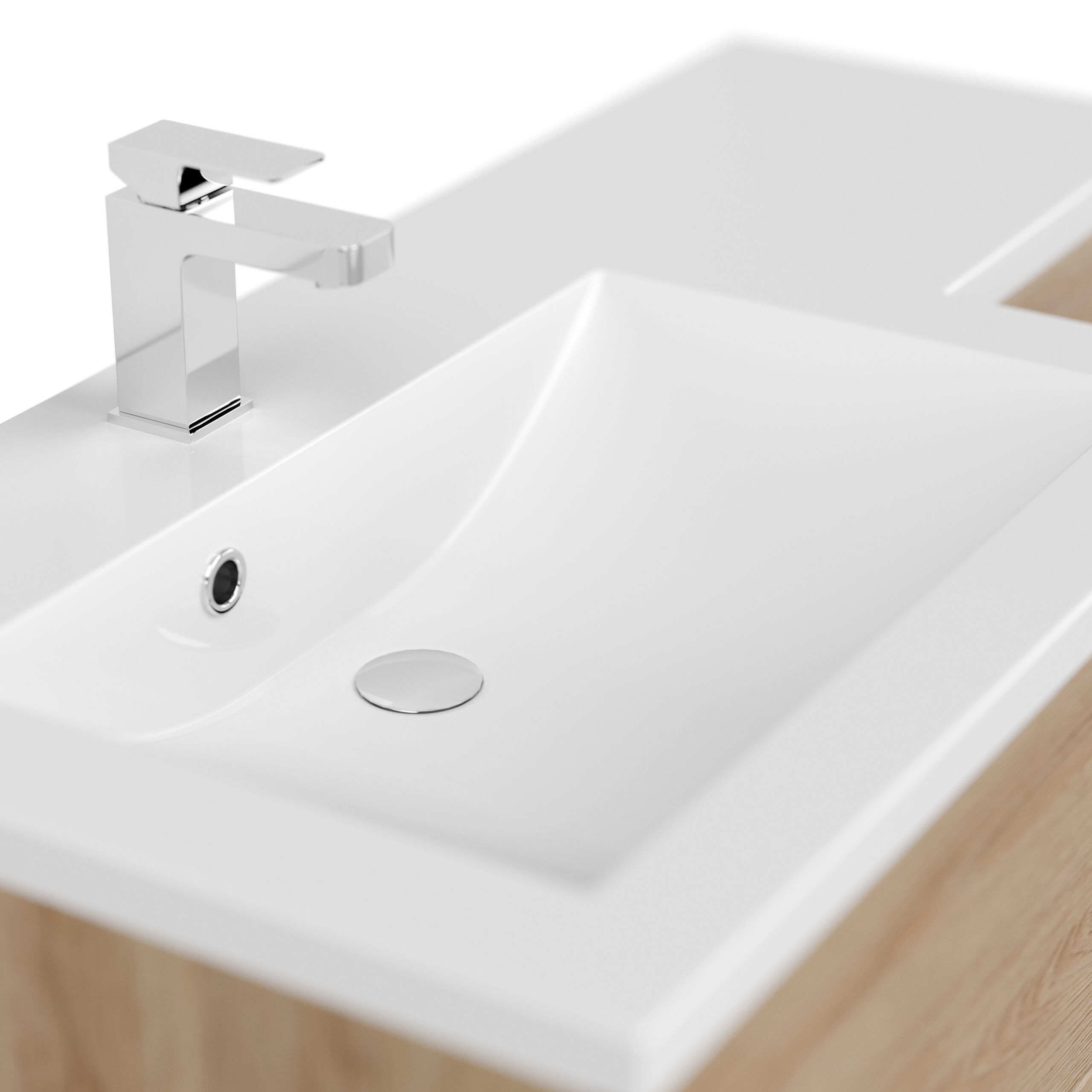 Badblock ELISA rechts SoftClose weiss hochglanz