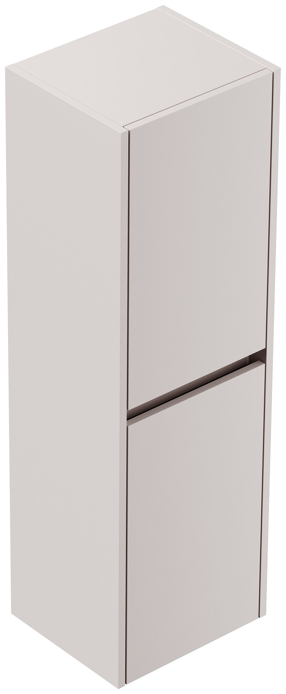 Badezimmer Hochschrank 112cm Softclose Taifun zur Wandmontage kaschmir