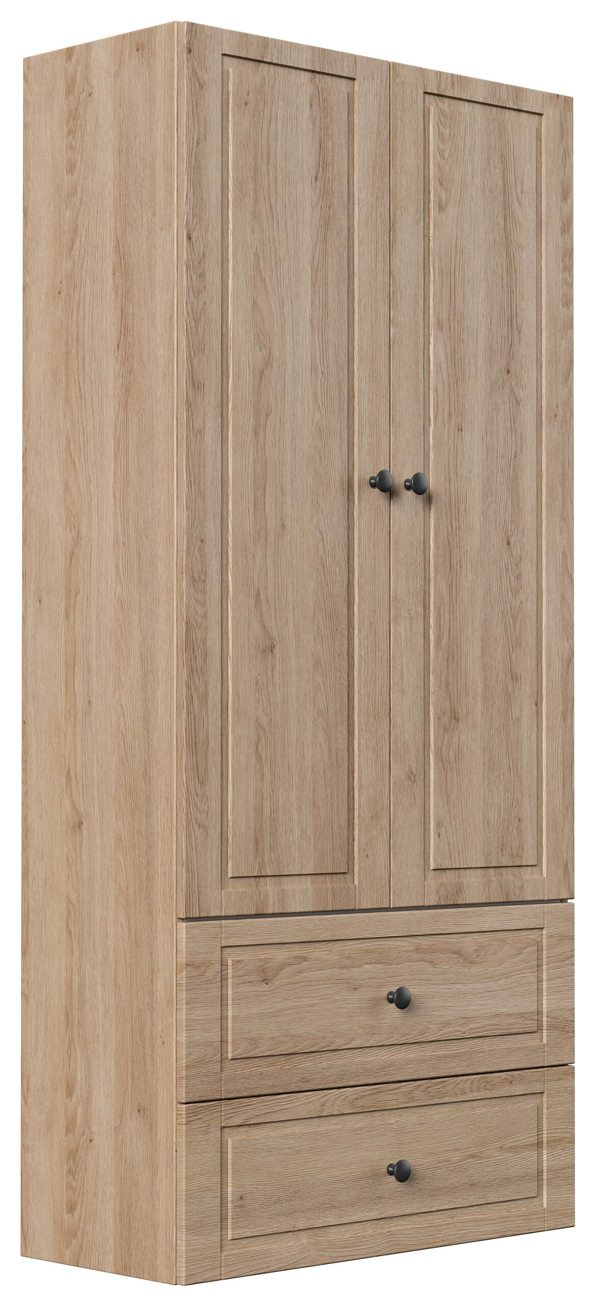 Badezimmer Hochschrank XL Cottage Eiche hell