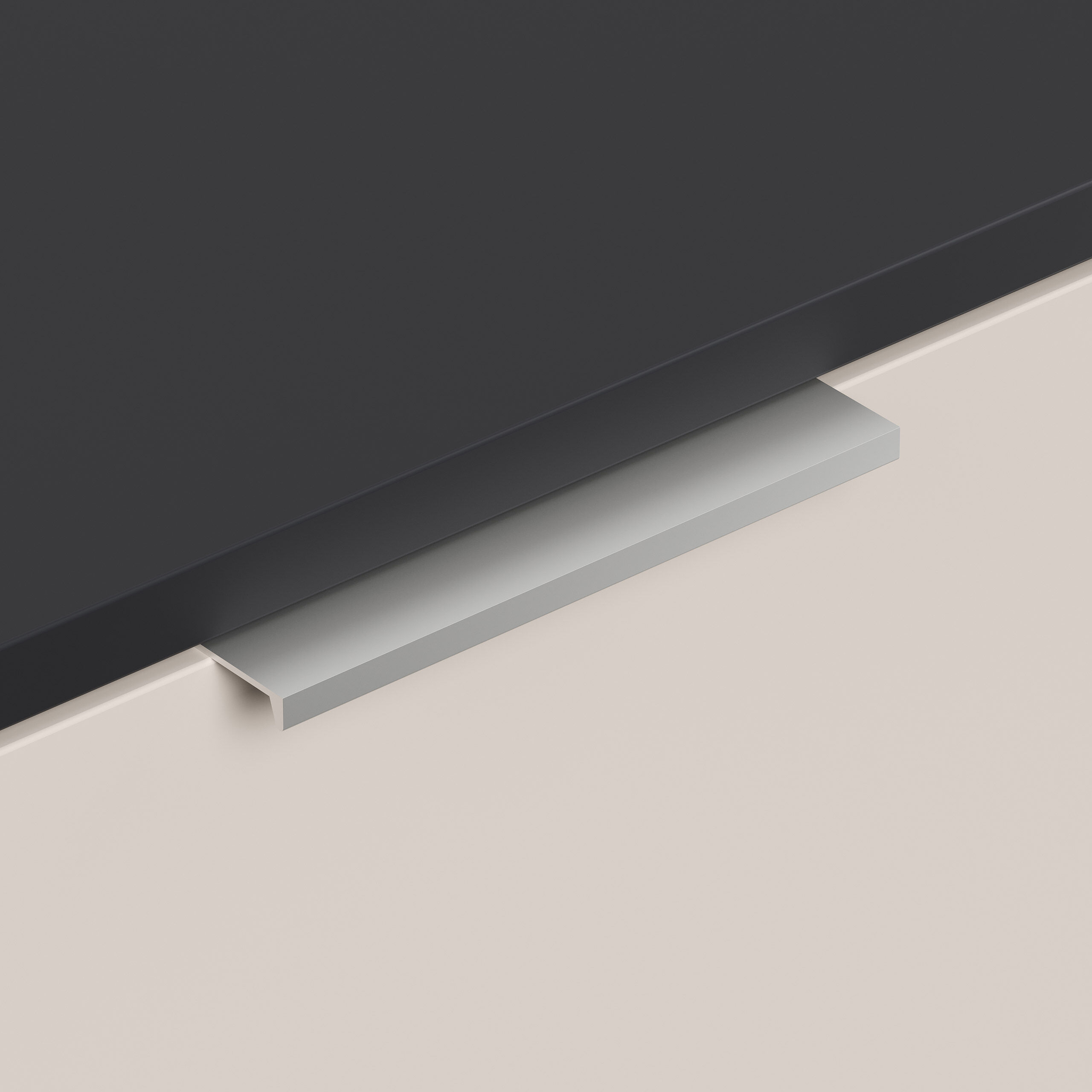 Design Nachttisch Kommode Artem 60cm, 2 Softeinzüge lackiert Weiß Hgl