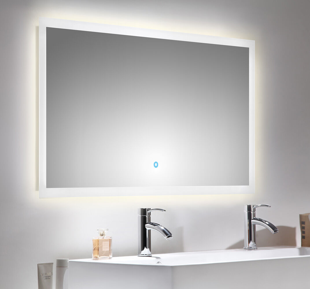 Badmöbelset Helios 2-teilig LED Spiegel grafit