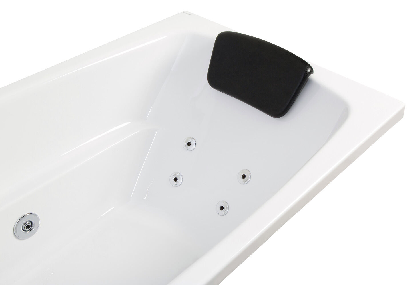 Whirlpool Ocean 160x70 links Made in Germany 18 Düsen Befüllung Überlauf