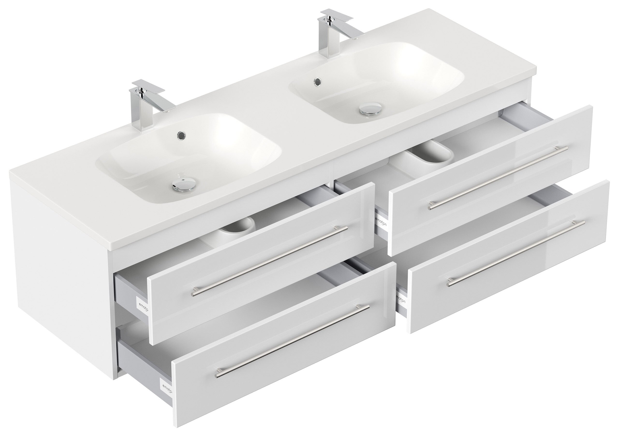 Badmöbel Colossos 160 SoftClose schwarz