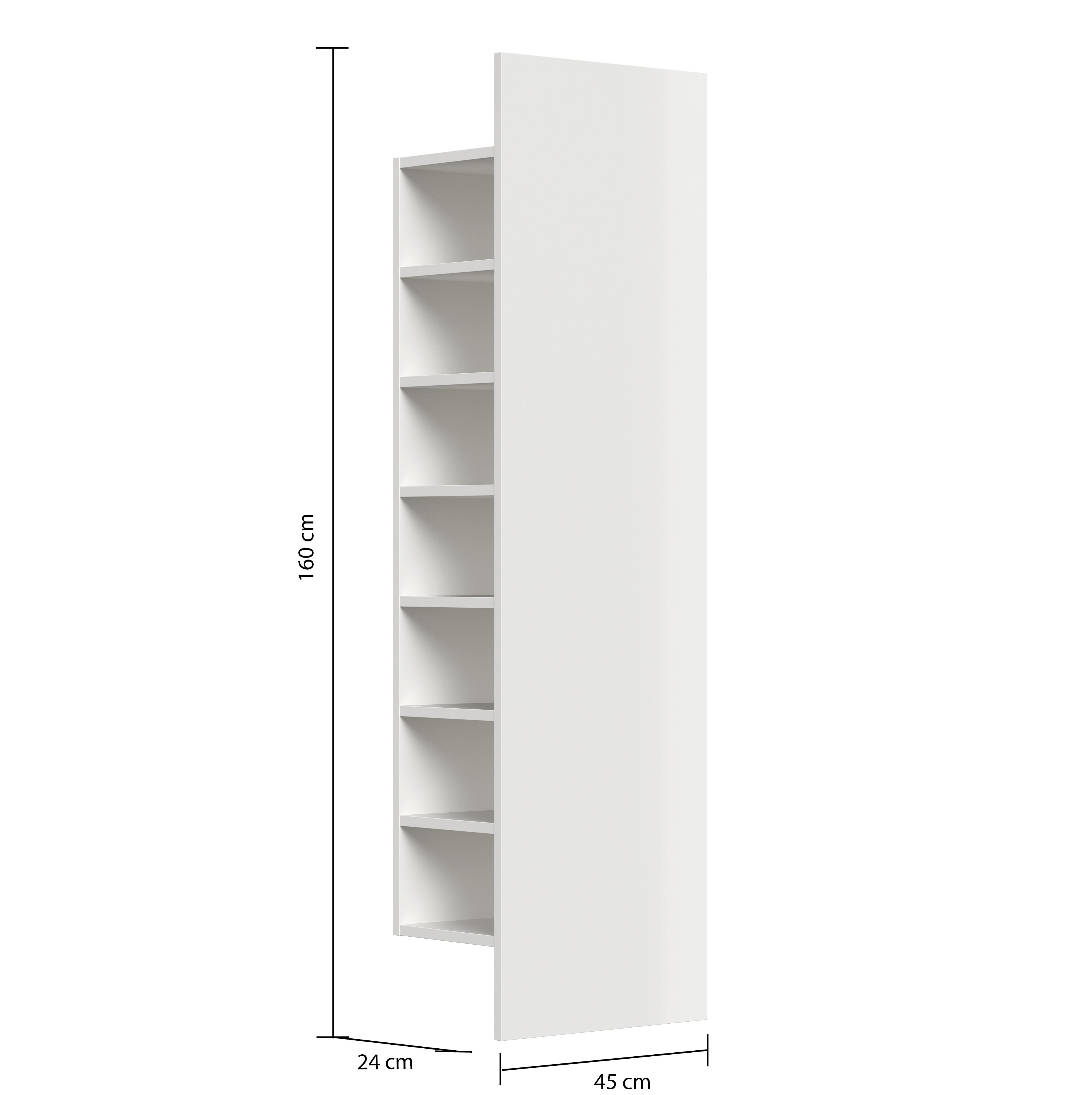 Schuhregal Vestis 7 Paar Asche
