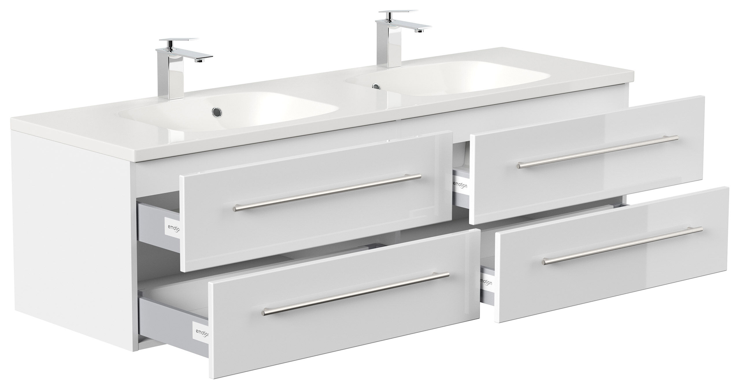 Badmöbel Colossos 160 SoftClose schwarz