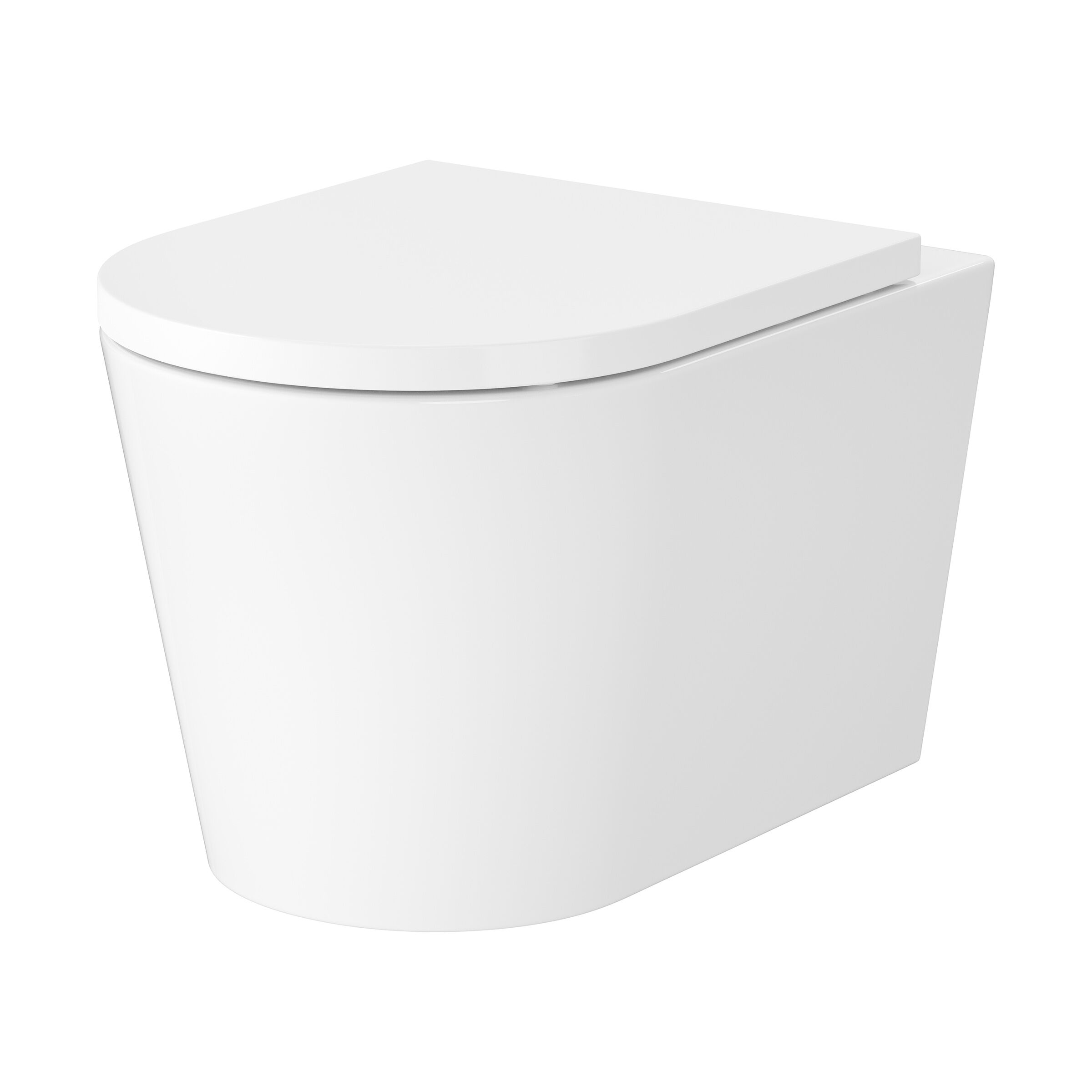 Wand-WC Komplettset MESTA mit WC-Sitz-Absenkenautomatik und Tornado-Spülung