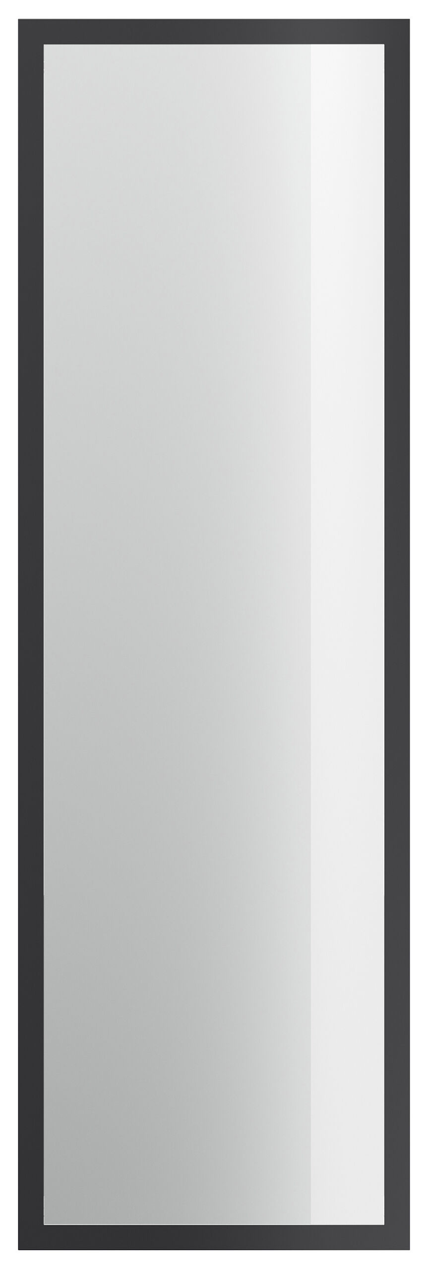 Flurspiegel Mirall 45x145 cm Weiß hochglanz