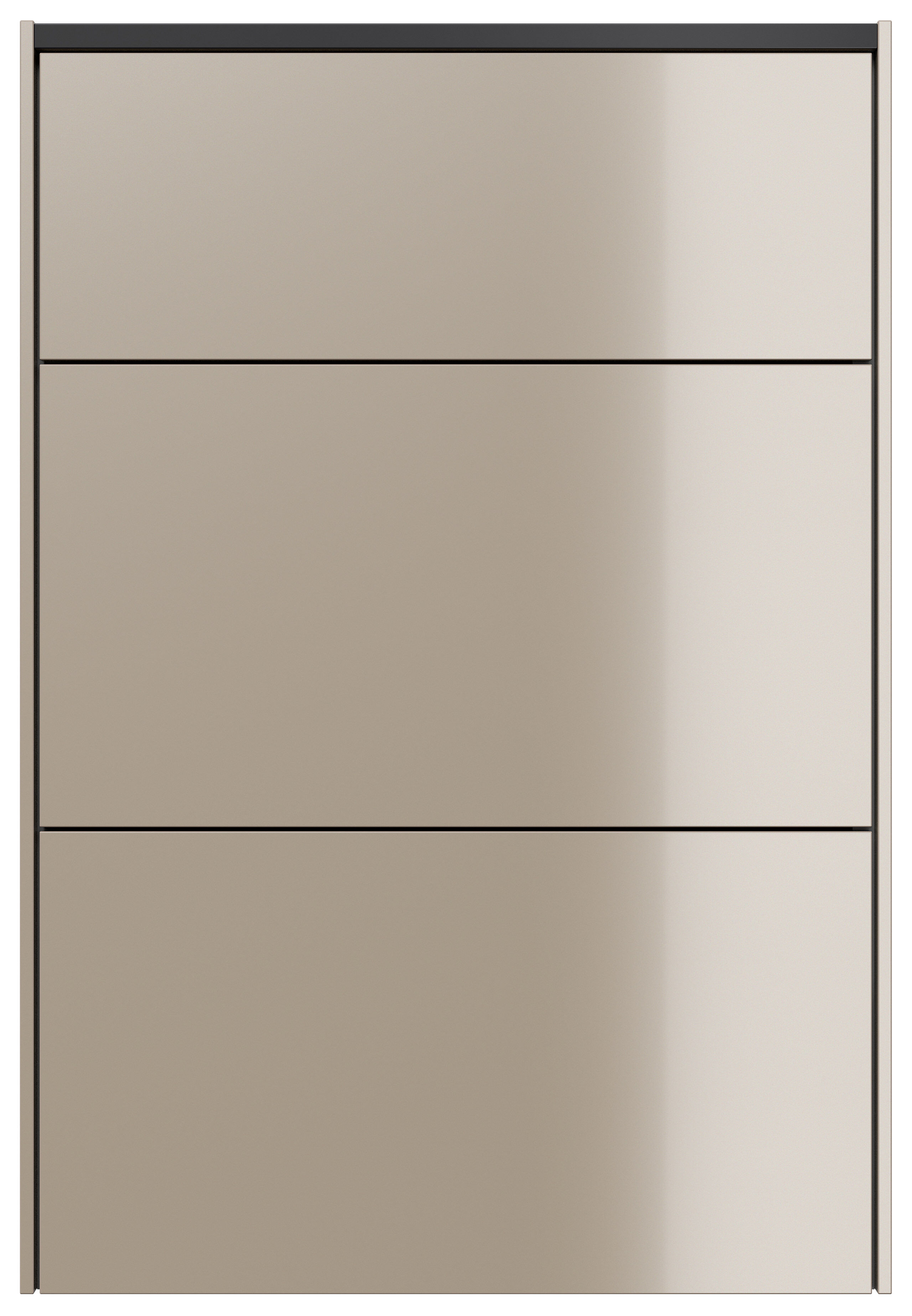 Slim-Design Kommode Edge A 60cm 3 Pushauszüge Kubanit