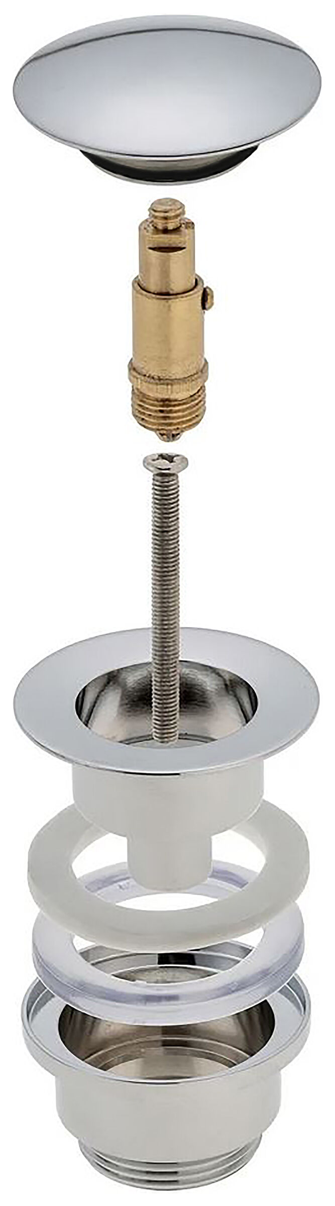 Magnolia Pop-Up Ablaufventil - Messing verchromt