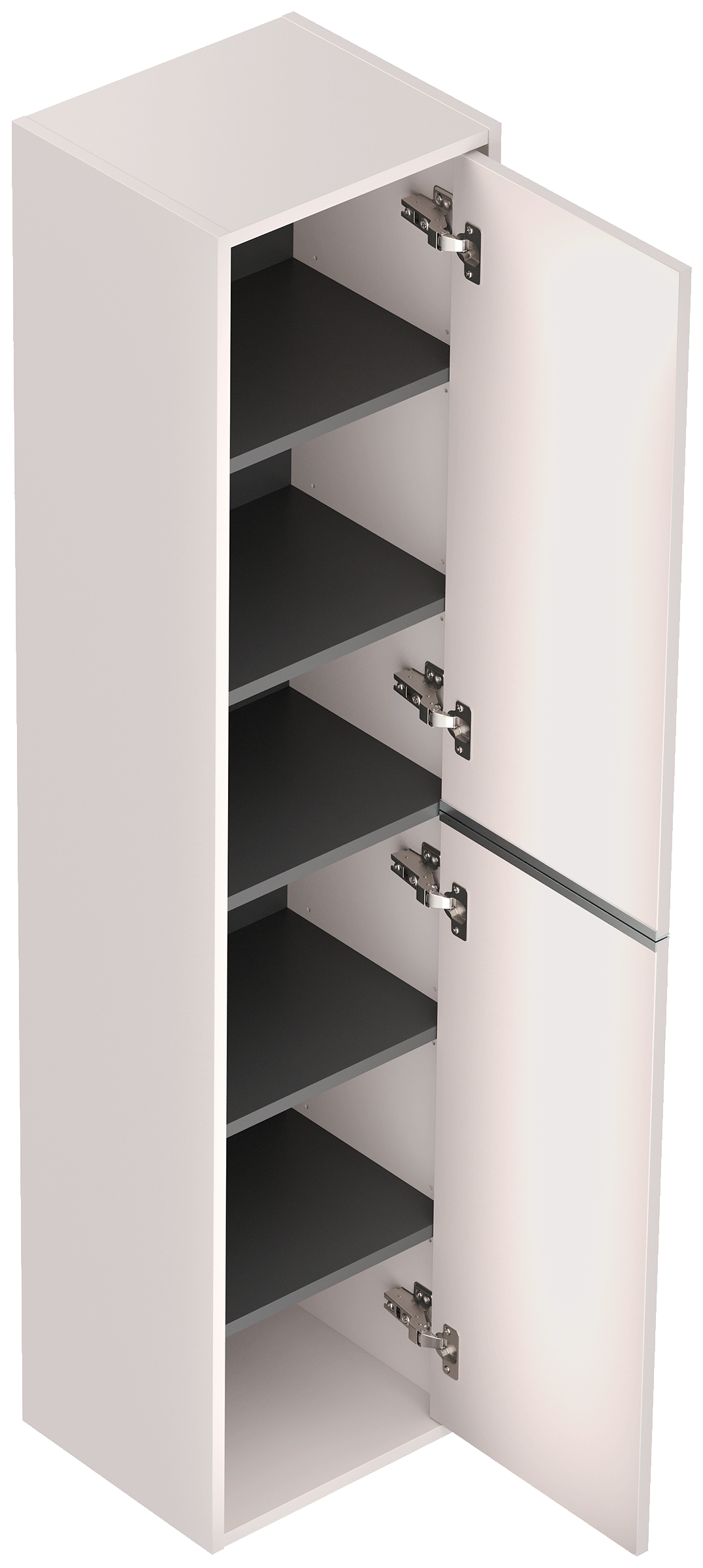 Hochschrank Elements 35x150cm Softclose Türen kaschmir
