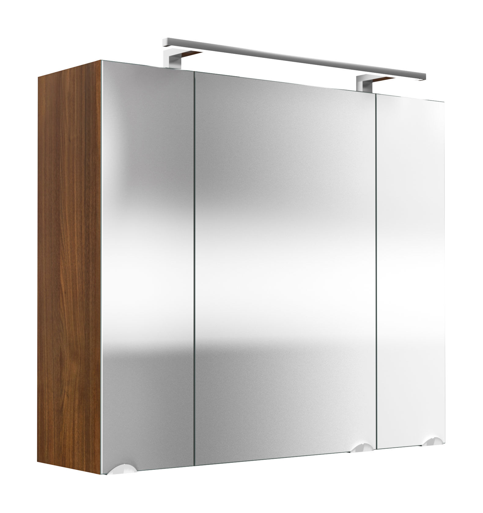Spiegelschrank Rima 80 cm Walnuss