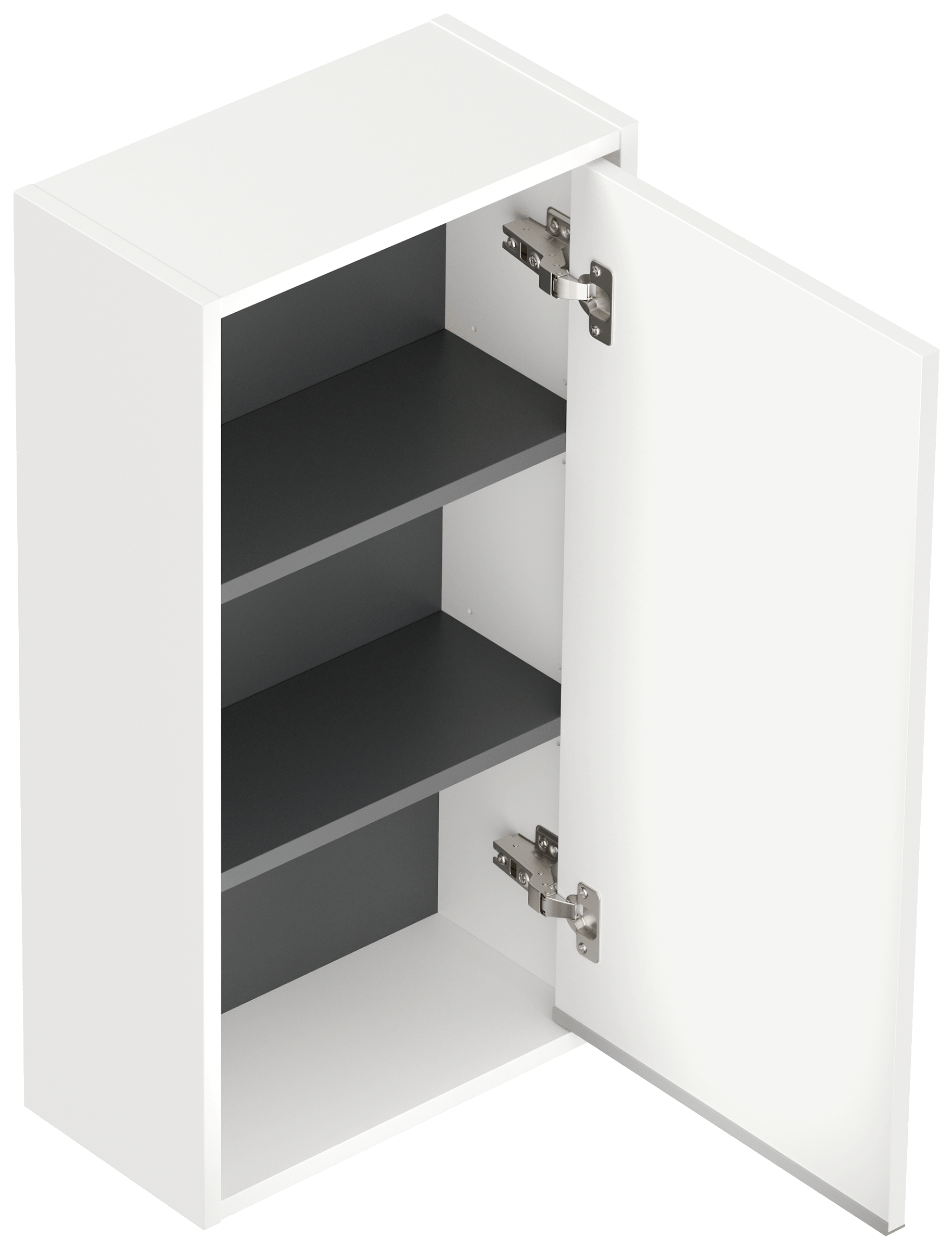 Badschrank Elements 39x75cm Soft-Close Tür weiss matt