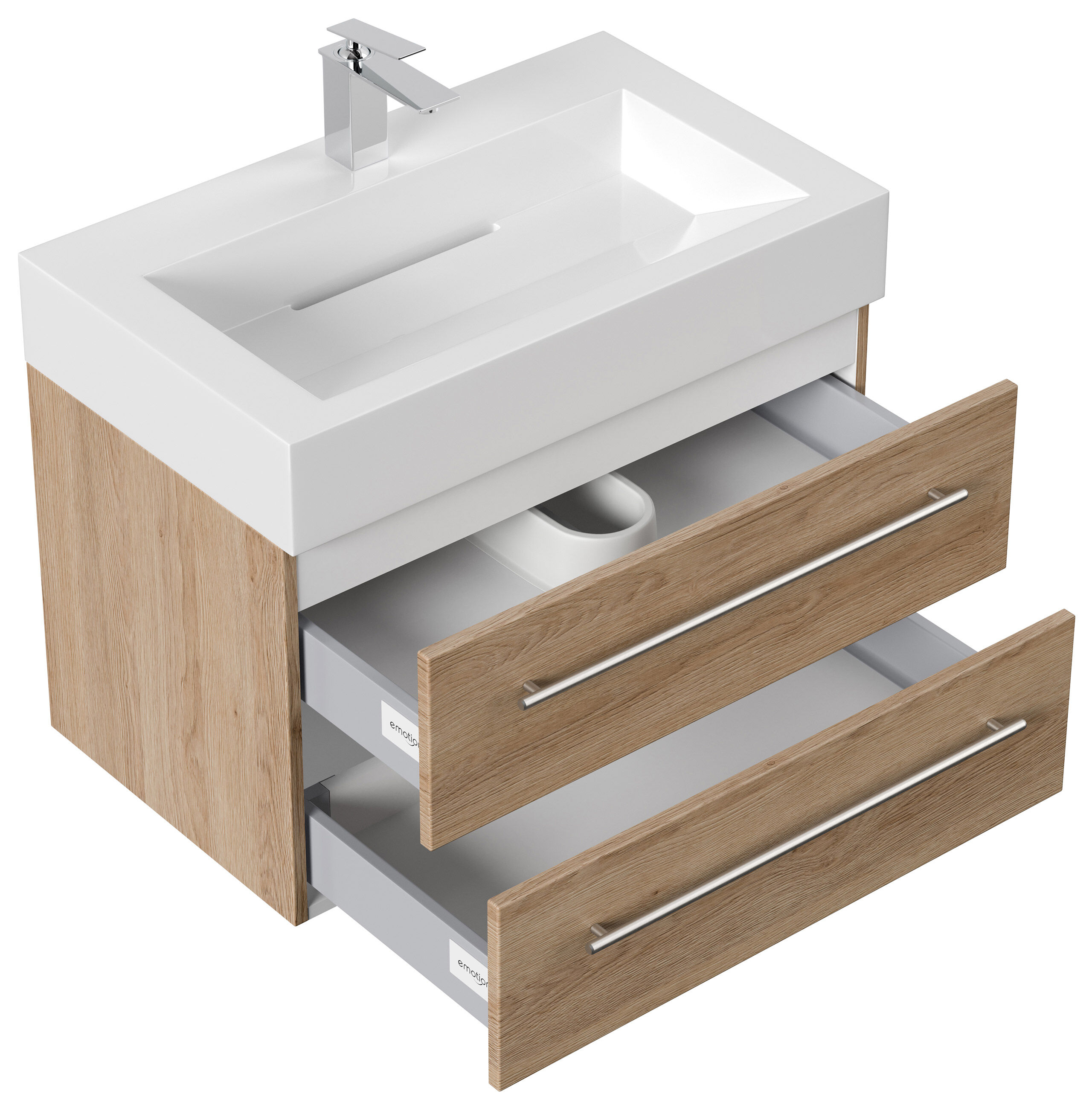Badmöbel Design 750 eiche hell