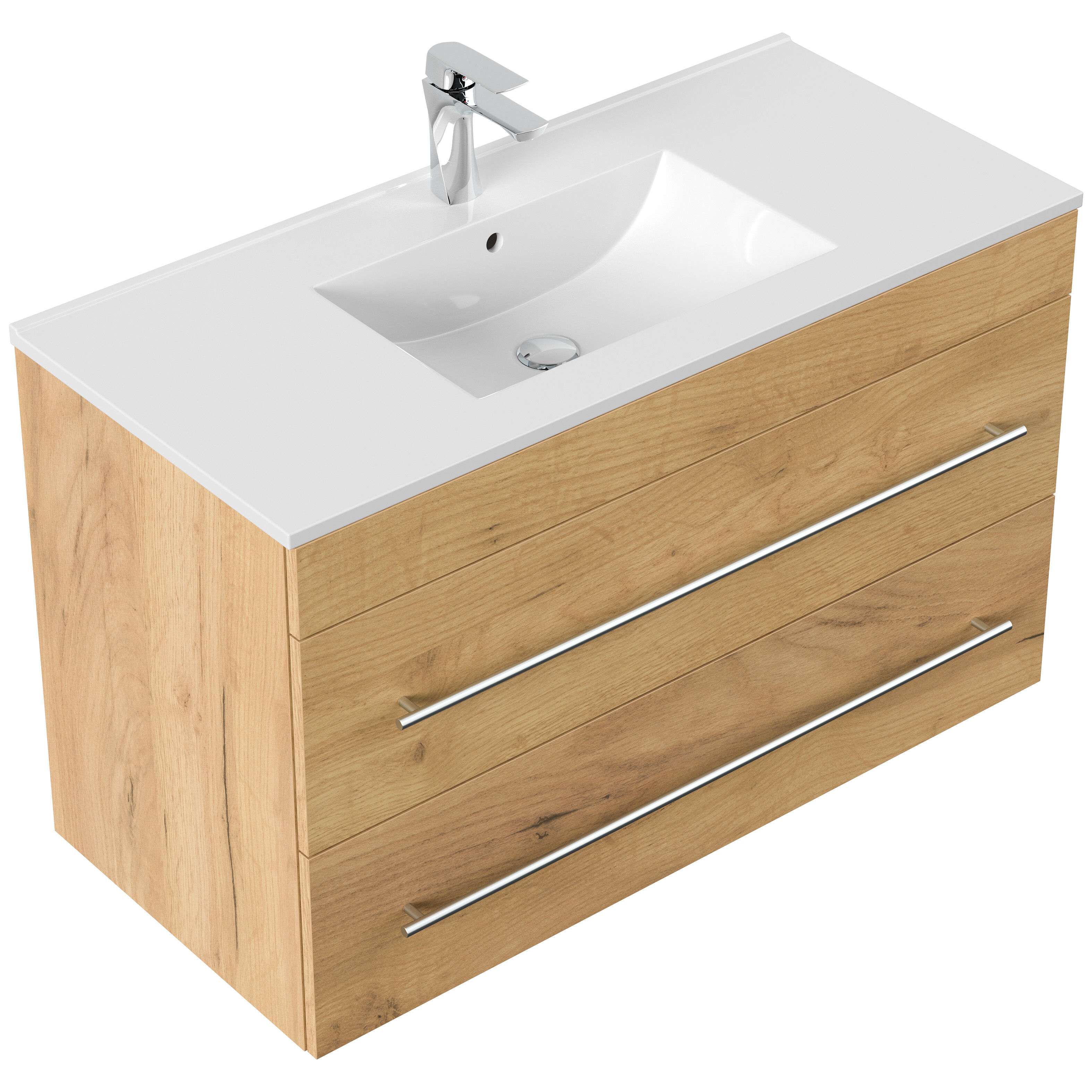 Badmöbel Infinity 1000 SoftClose eiche gold
