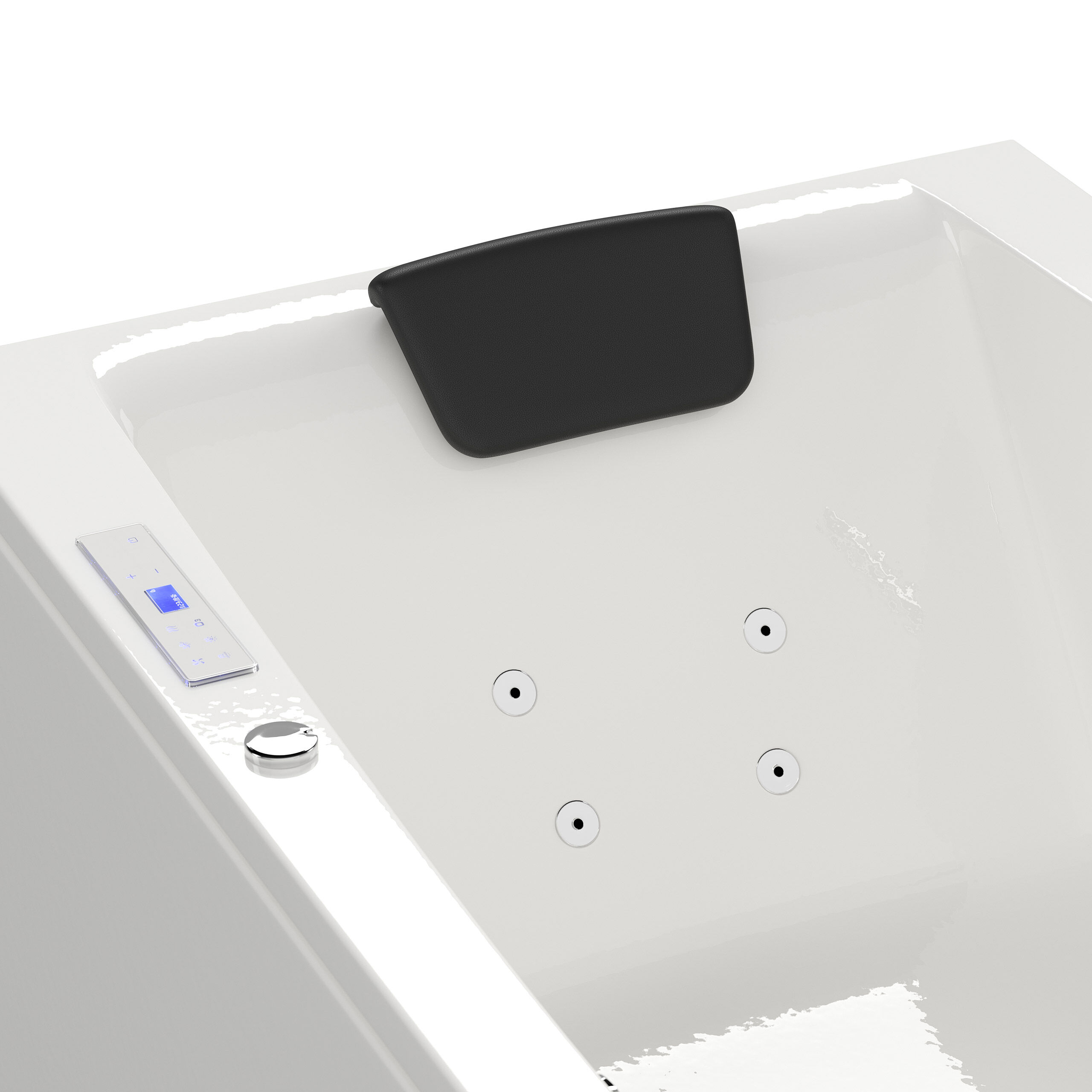 Rechteck Whirlpool Unity 190x90 Made in Germany 24 Massagedüsen mit Armatur