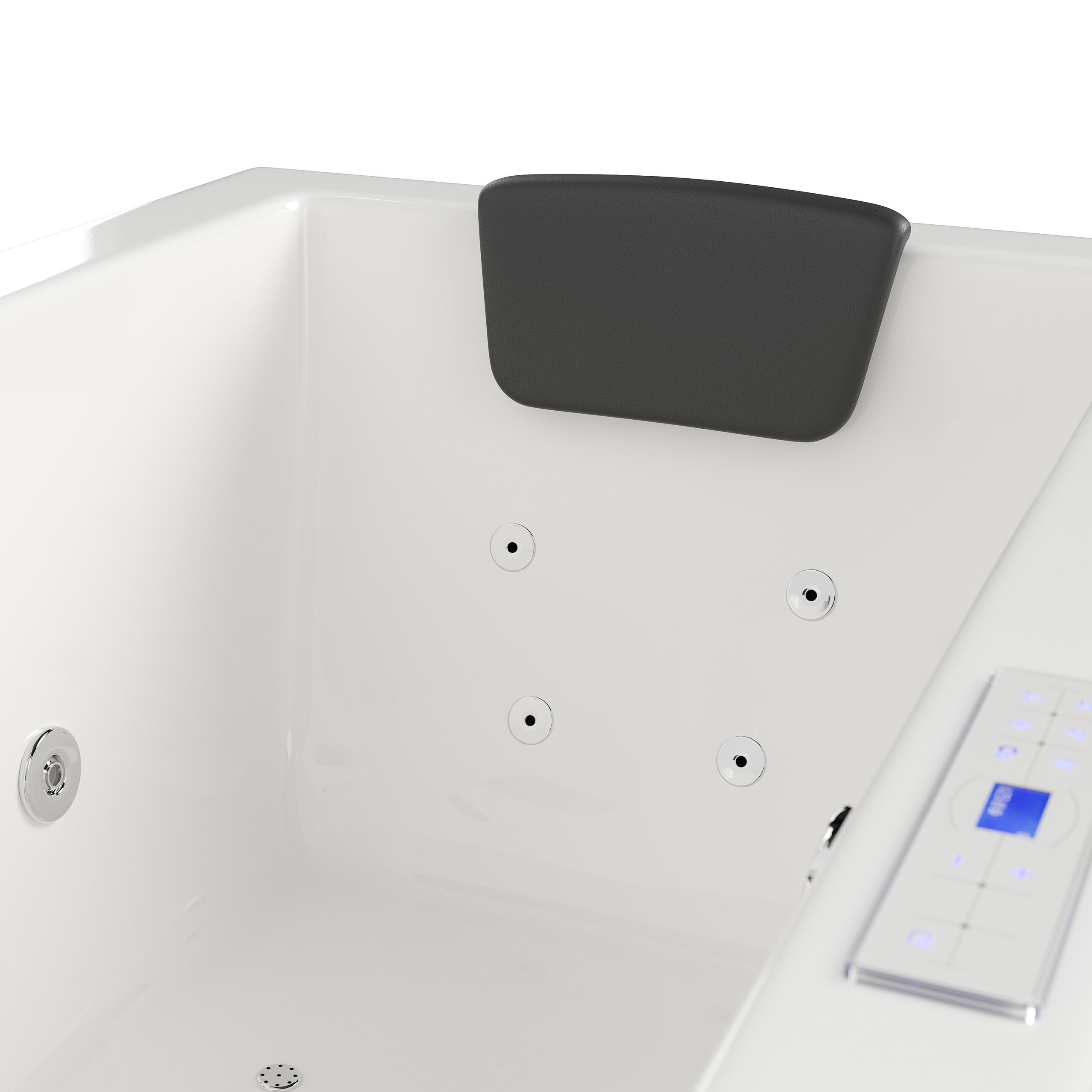 Rechteck Whirlpool Unity 150x75 Made in Germany 22 Massagedüsen ohne Armatur