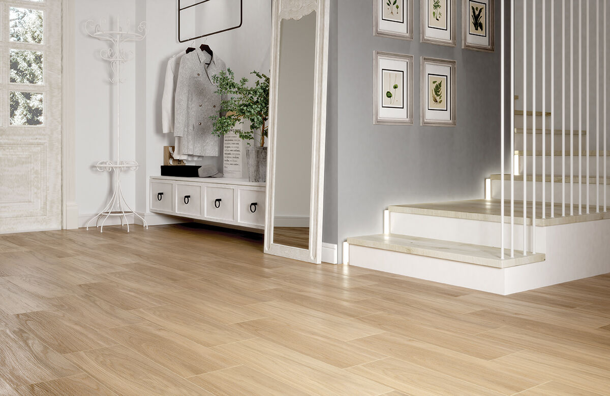 Bodenfliesen Chesterwood 20x60 cm beige