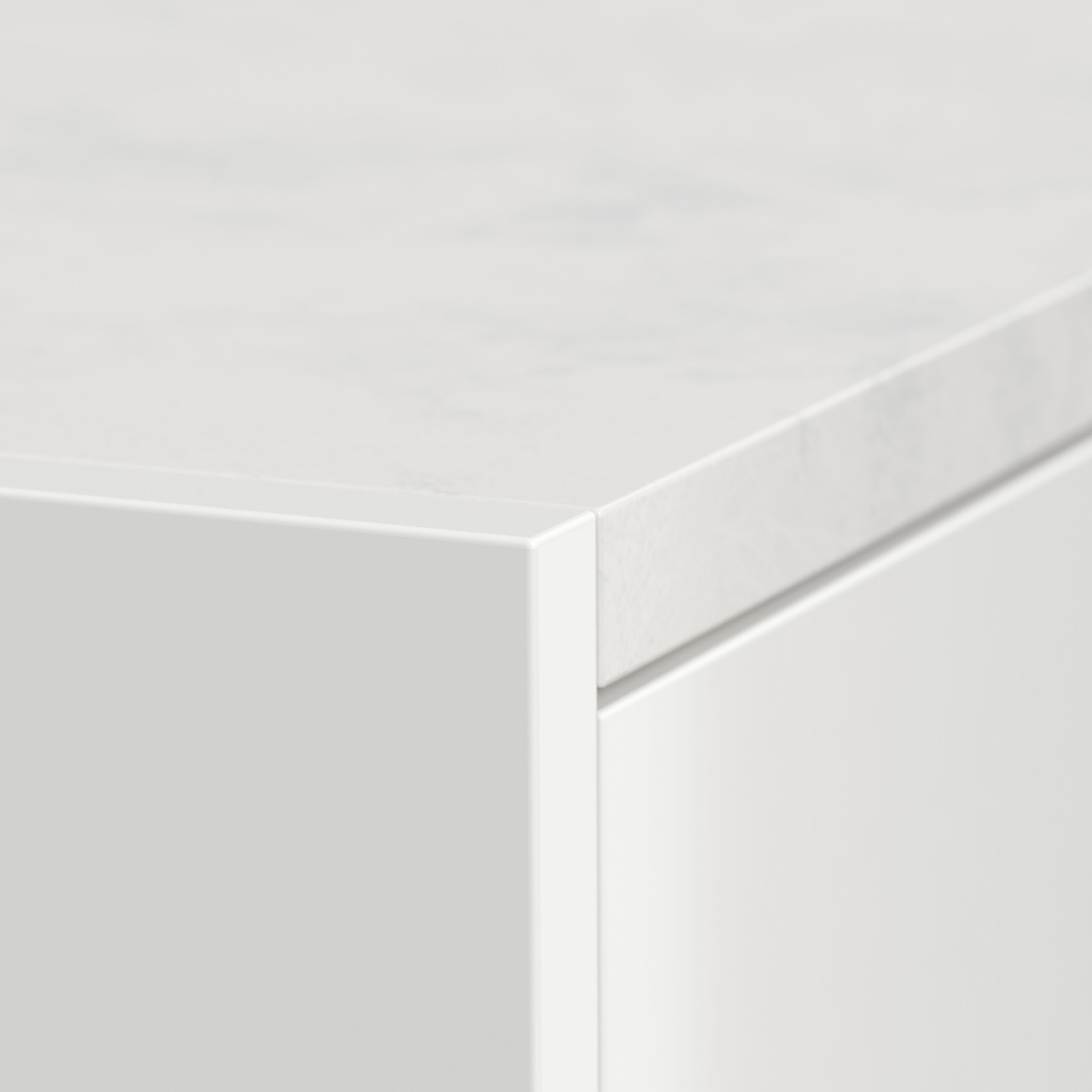 Raumwunder Sideboard Kommode Cronos XL Quarztop Softclose flexible Böden weiß 