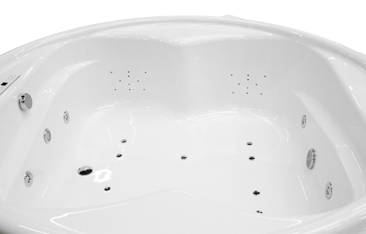 Eck Whirlpool Saturn 225x182x59 Made in Germany 22 Massagedüsen mit Armatur
