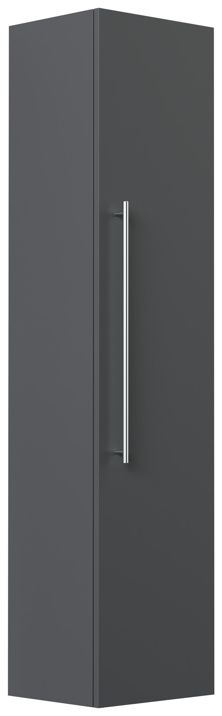 Badmöbel Set Firenze 90 3tlg. LED Spiegel und Hochschrank grafit